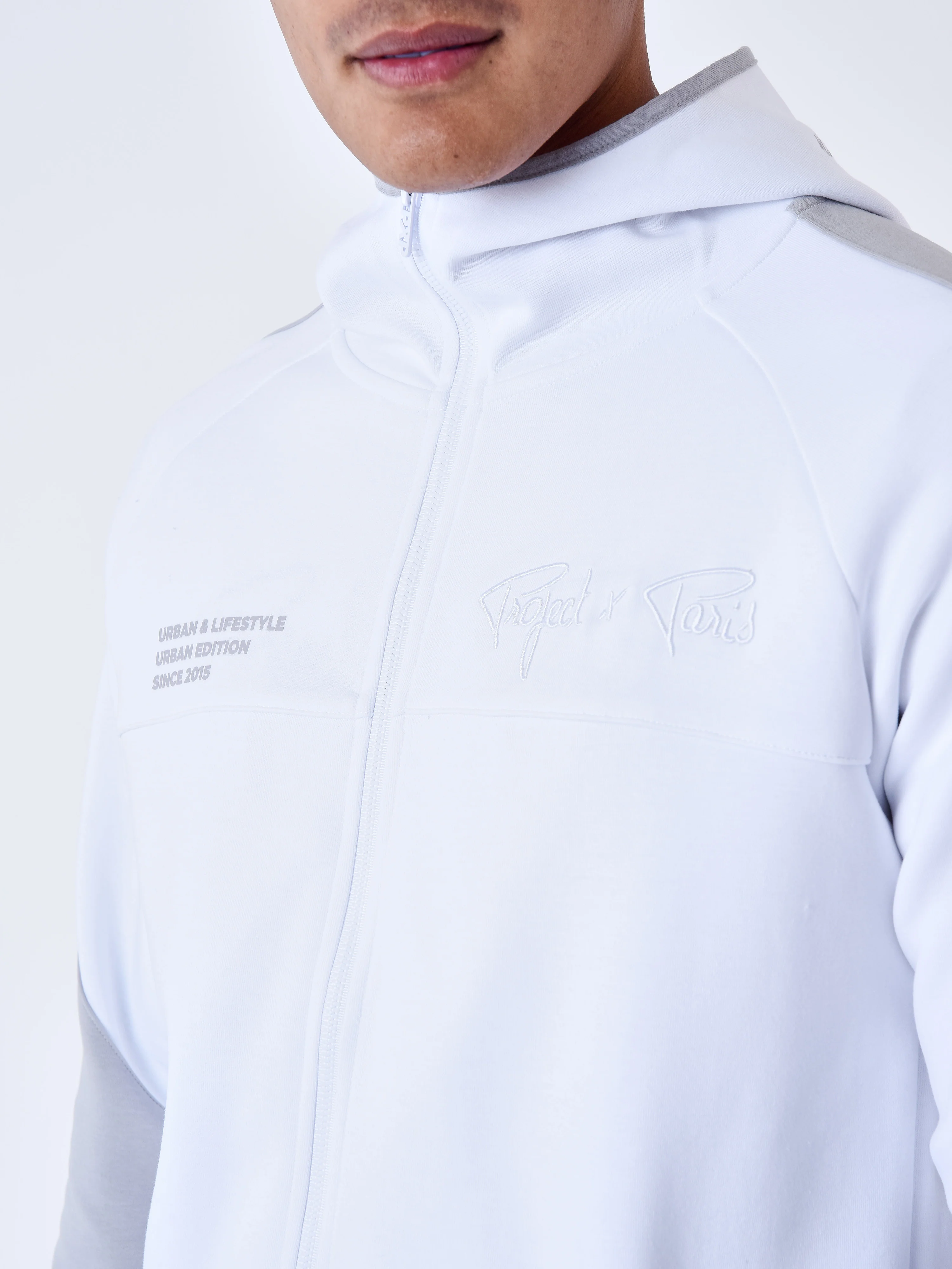 Sweat à Capuche zippé two tone - Image 6