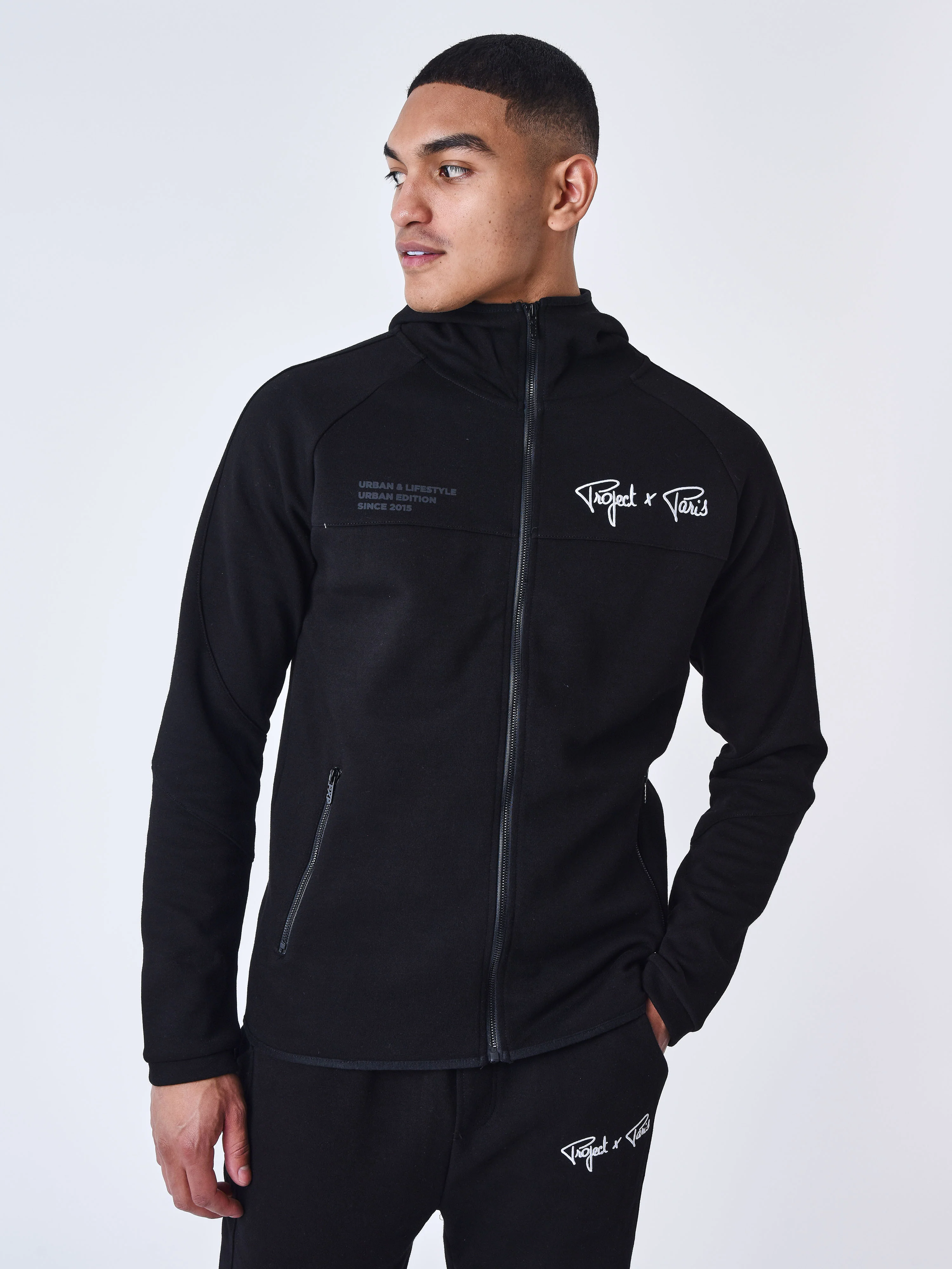 Sweat à Capuche zippé two tone - Image 13