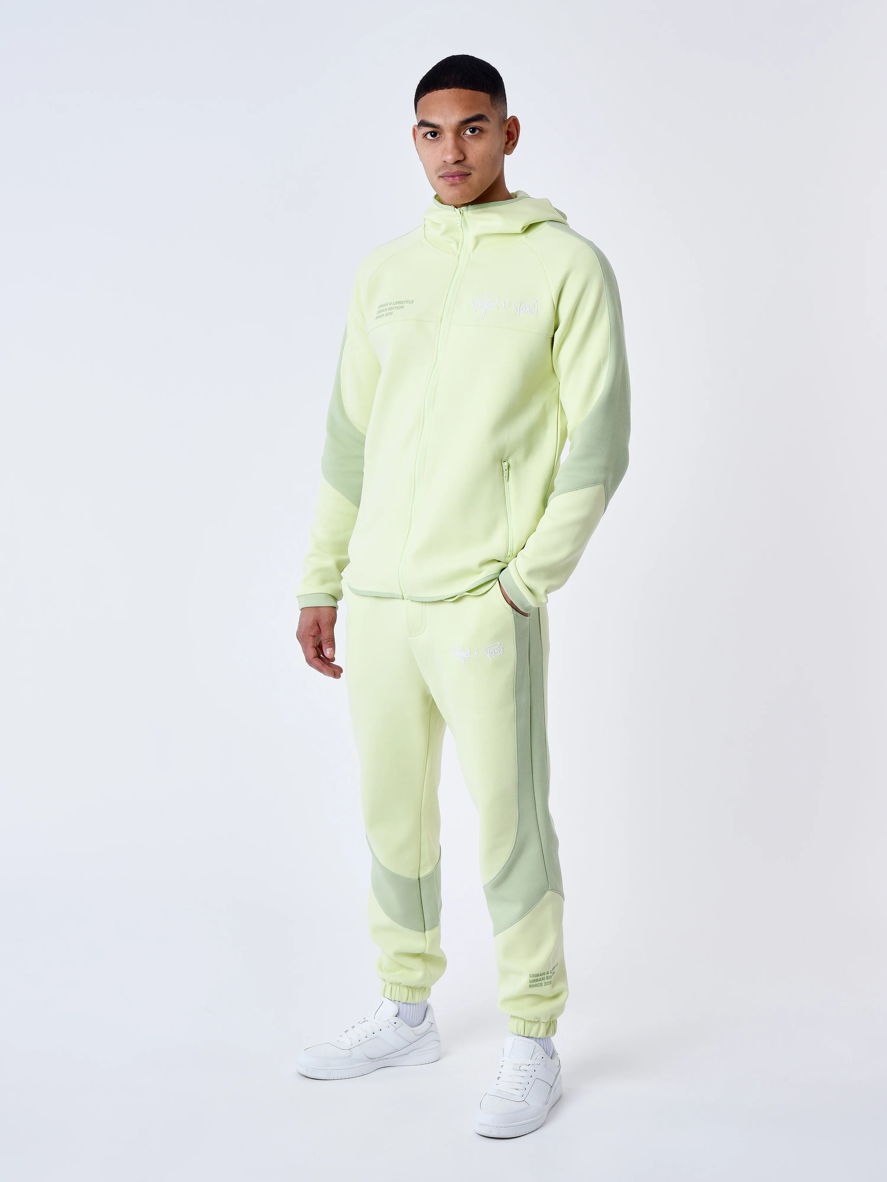 Sweat à Capuche zippé two tone - Image 21