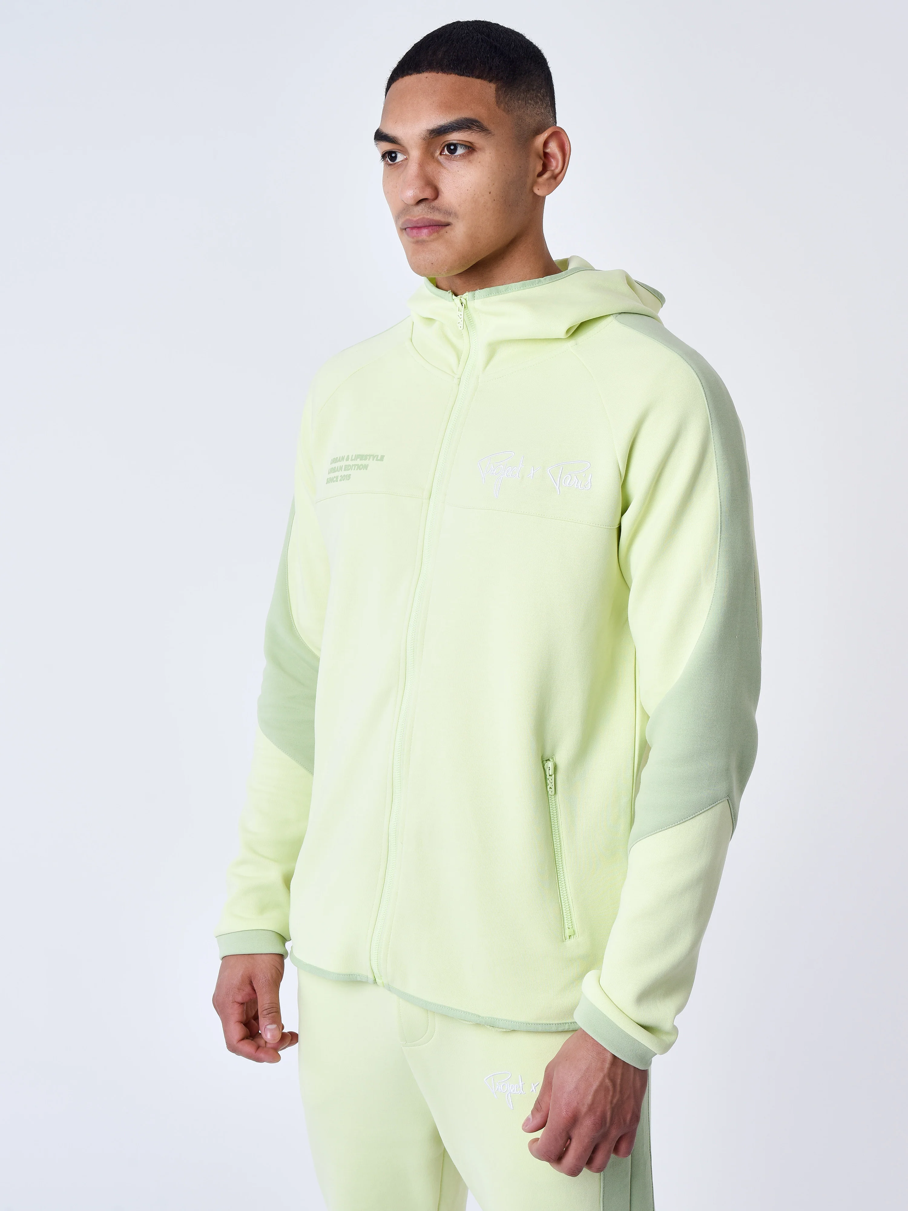 Sweat à Capuche zippé two tone - Image 22