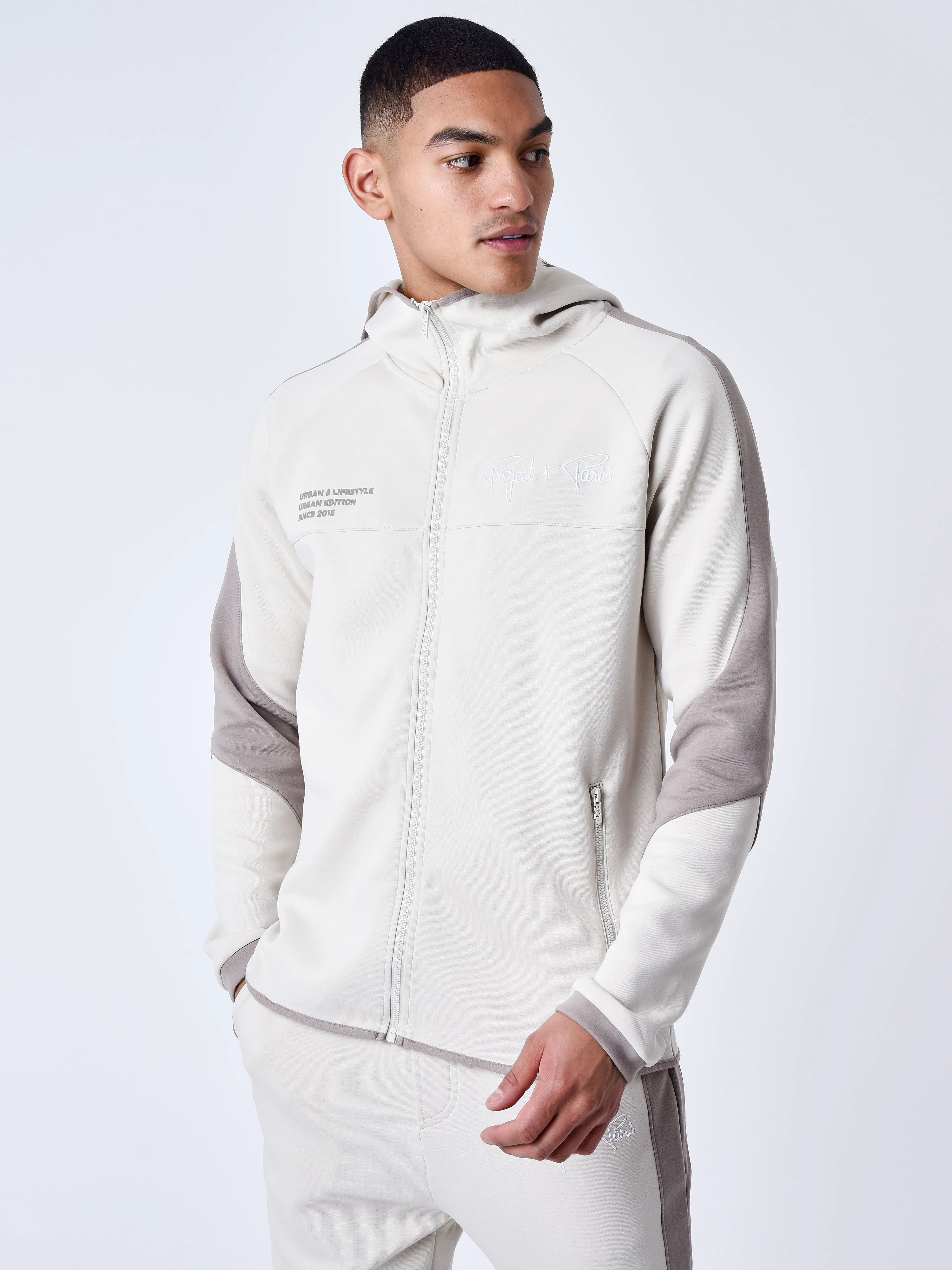 Sweat à Capuche zippé two tone - Image 26