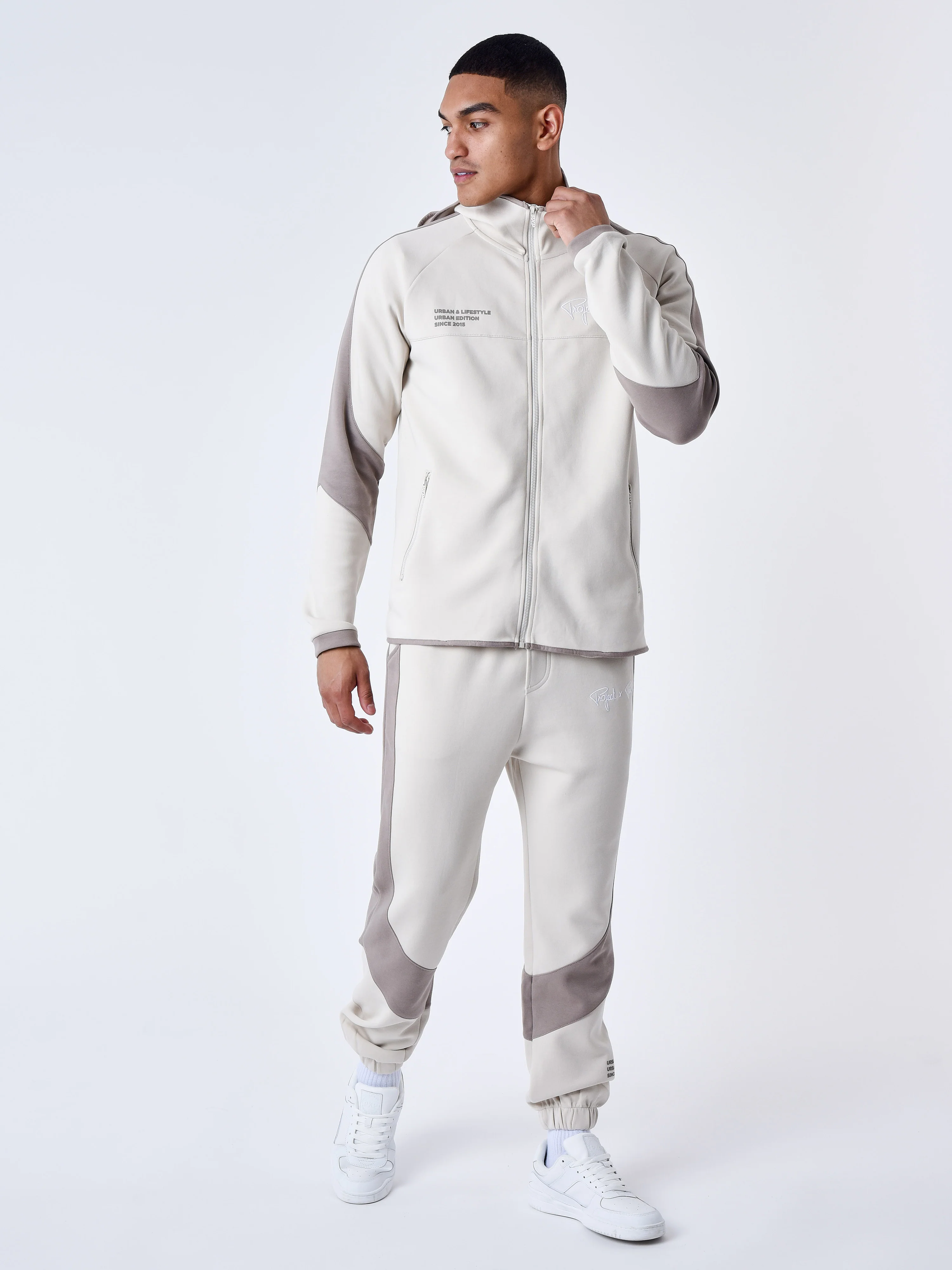 Sweat à Capuche zippé two tone - Image 3
