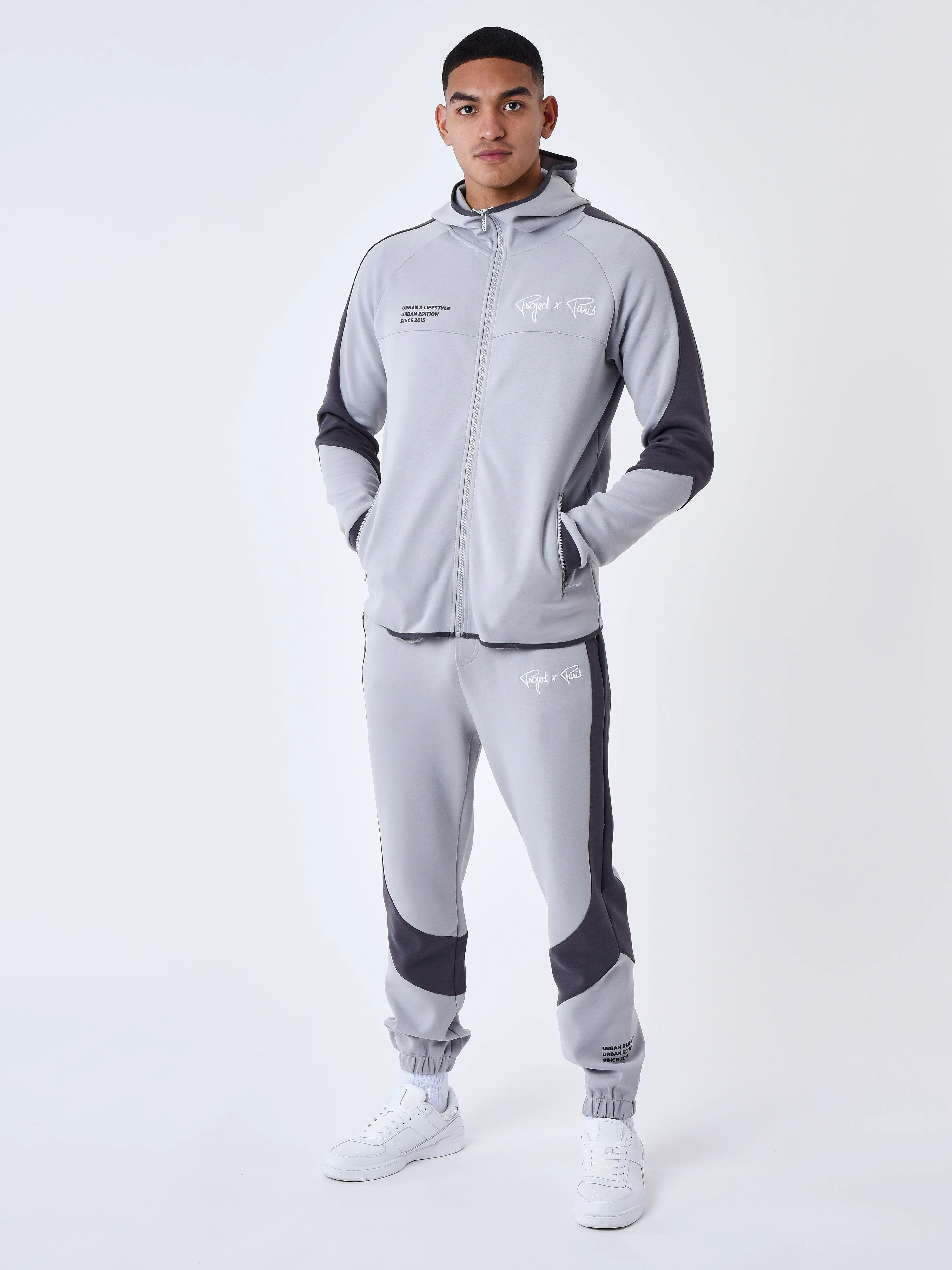 Sweat à Capuche zippé two tone - Image 33