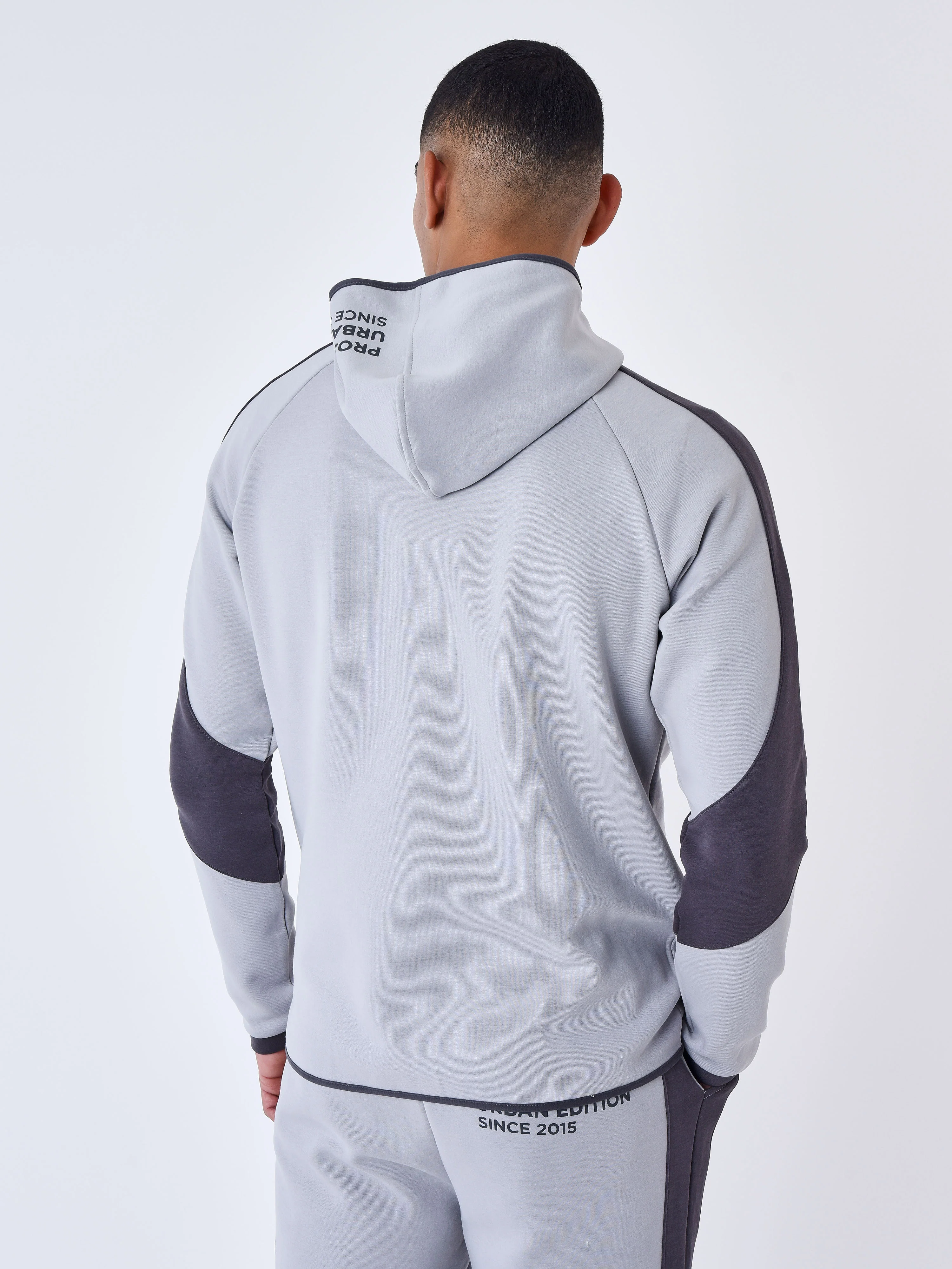 Sweat à Capuche zippé two tone - Image 35