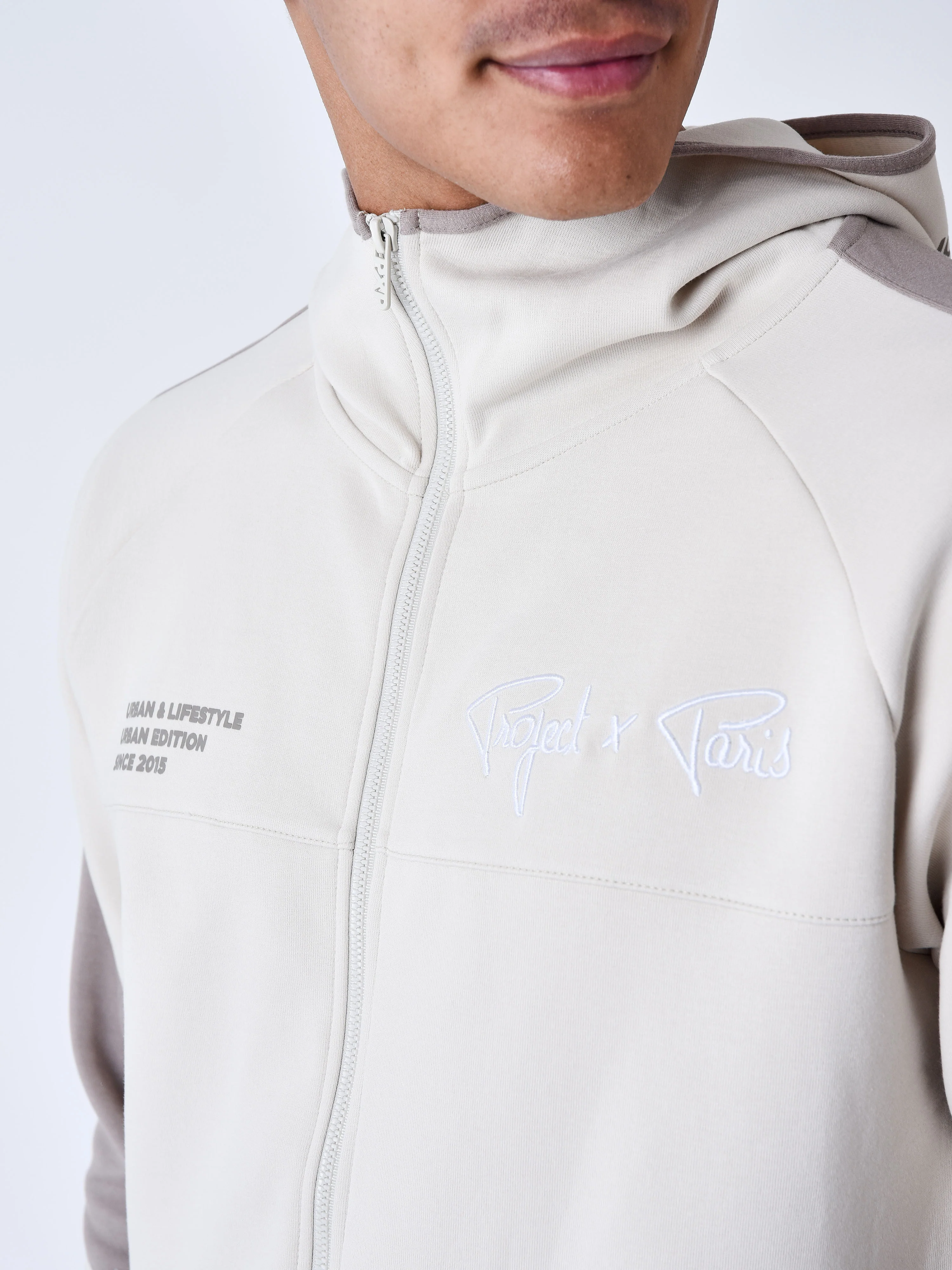 Sweat à Capuche zippé two tone - Image 6