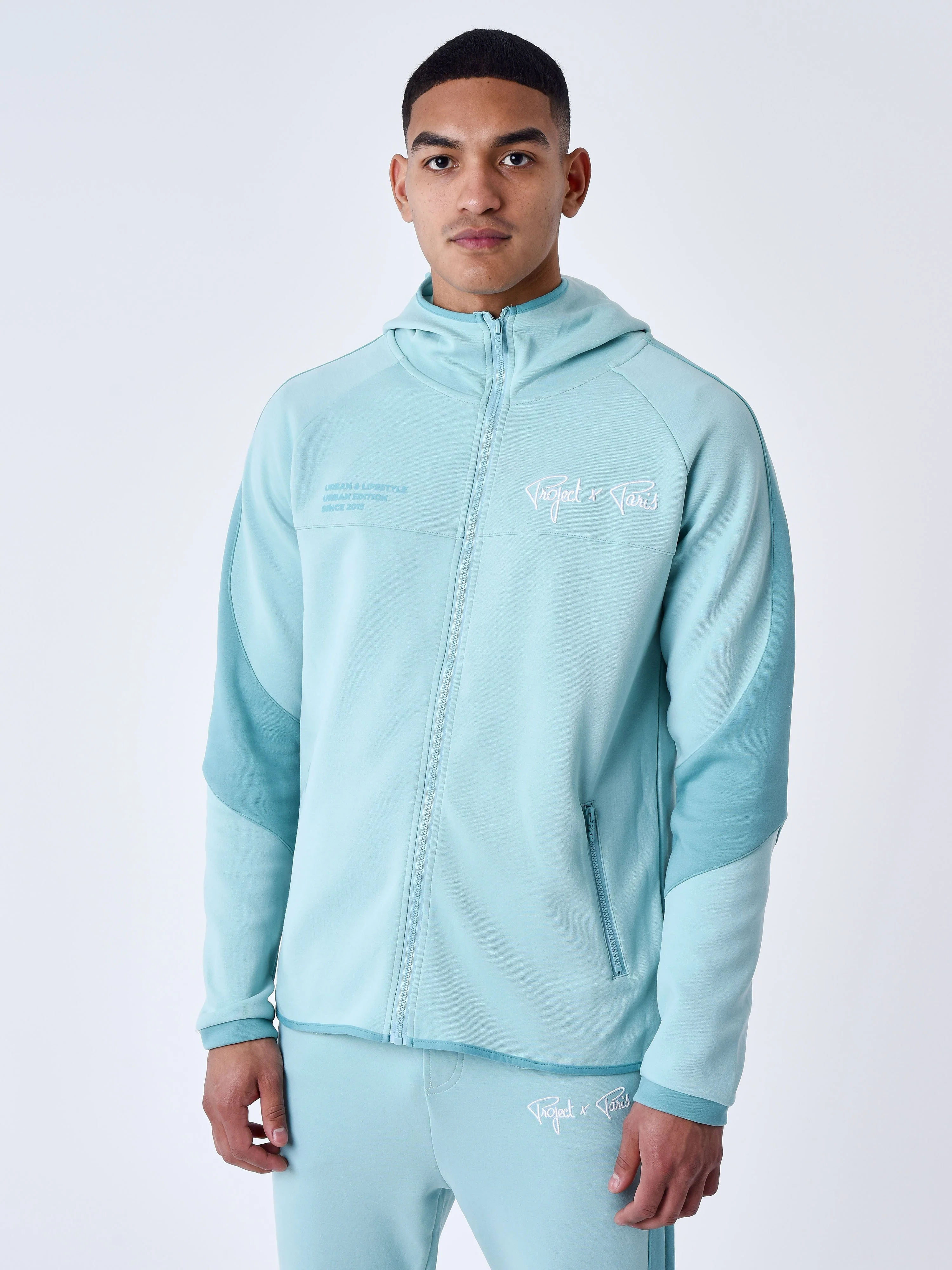 Sweat à Capuche zippé two tone - Image 8