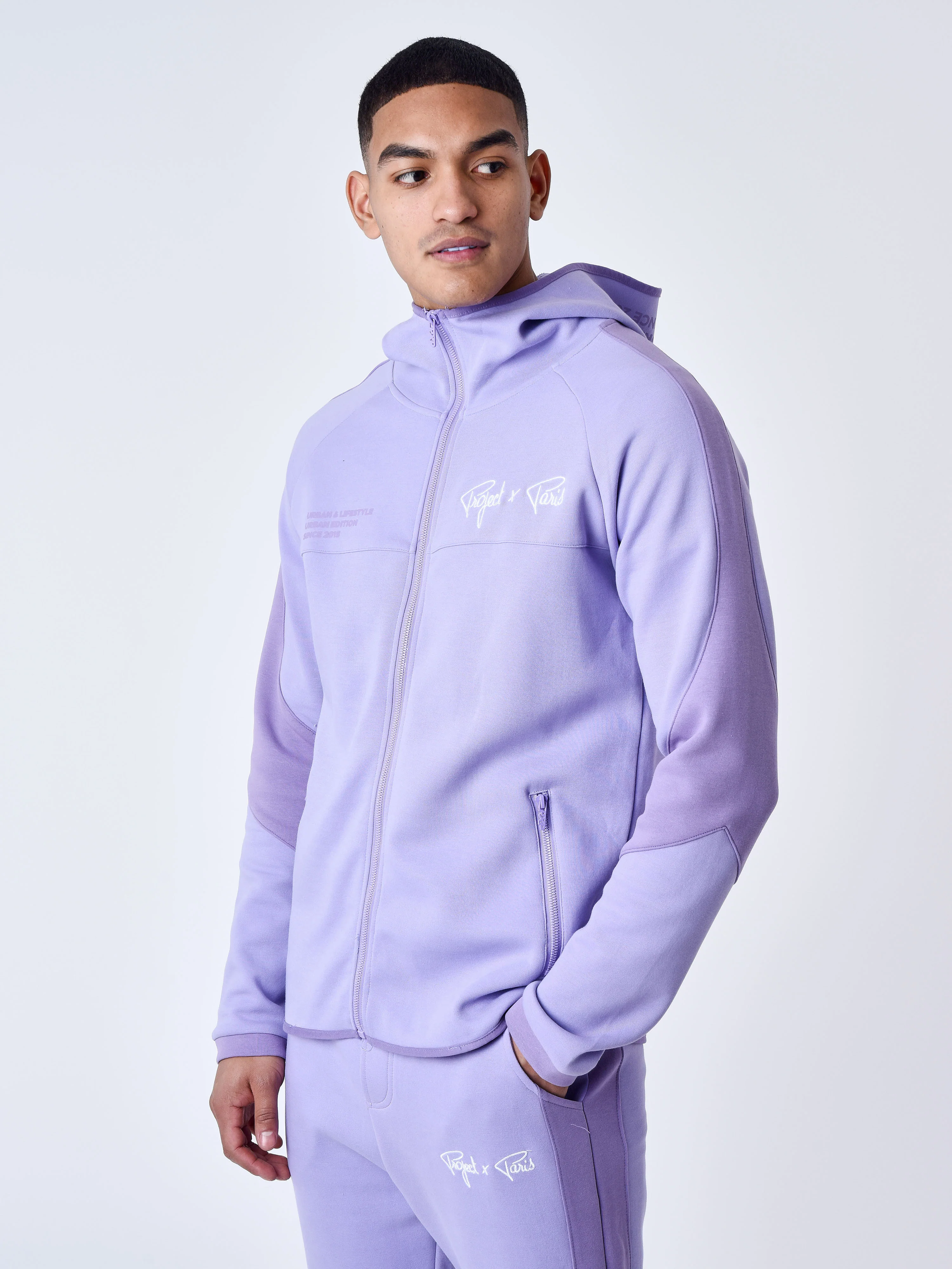 Sweat à Capuche zippé two tone - Image 4