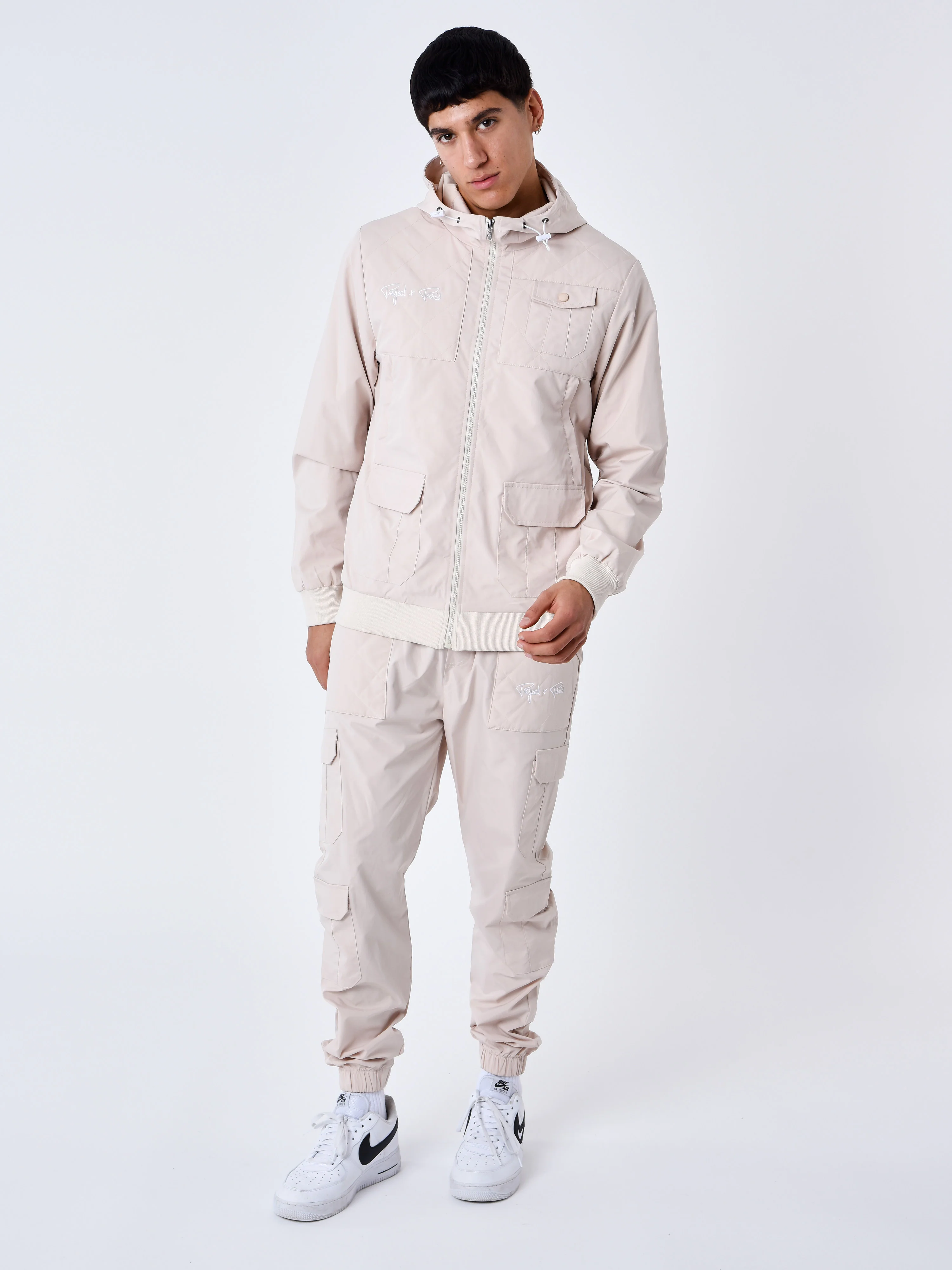 Veste à capuche avec empiècement - Image 3