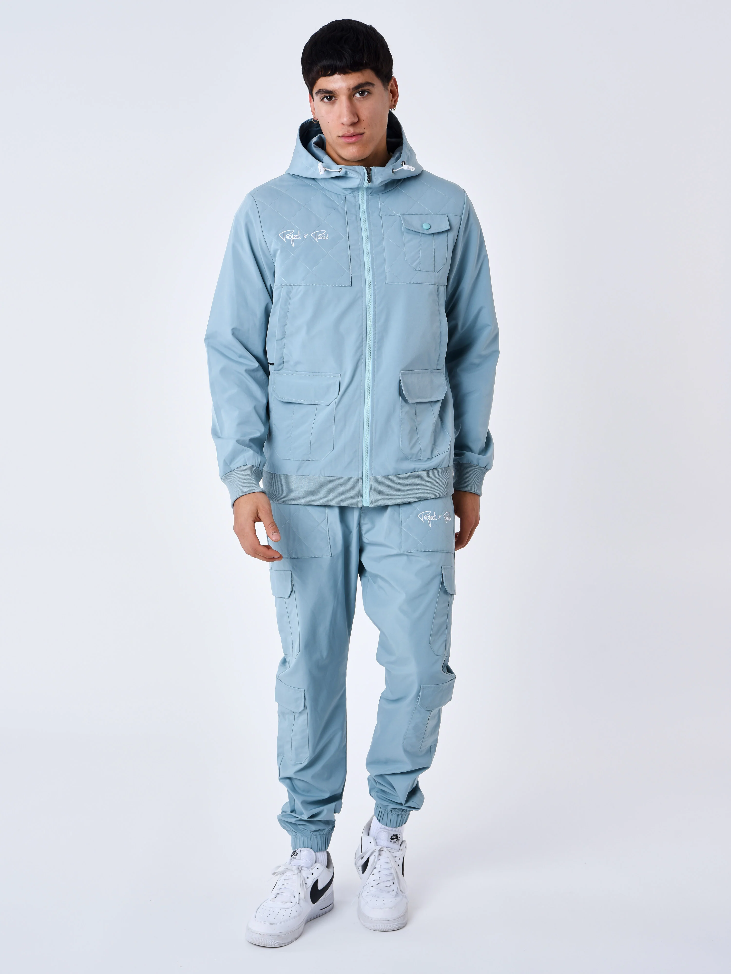 Veste à capuche avec empiècement - Image 3