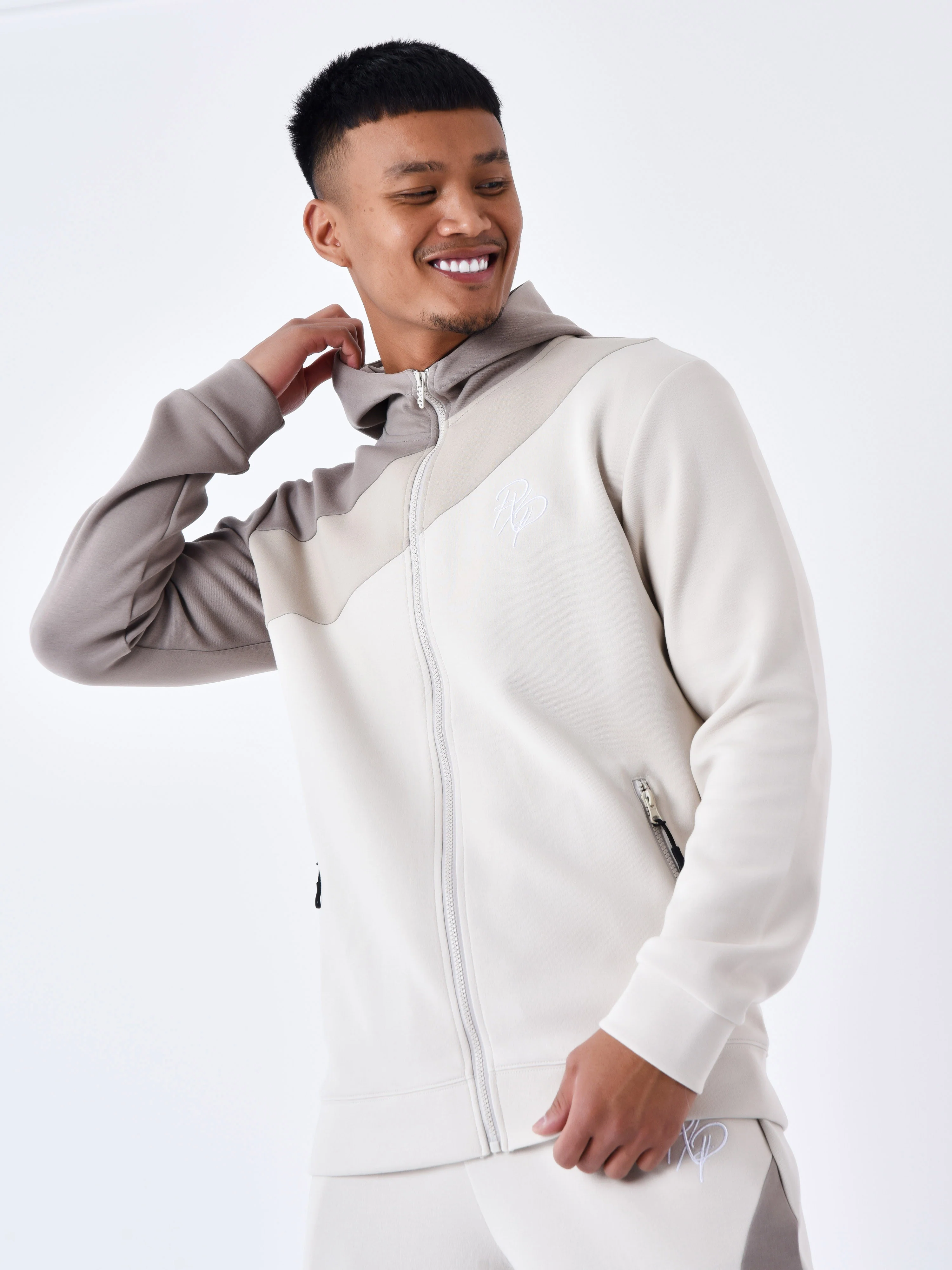 Sweat à Capuche zippé colorblock - Image 4
