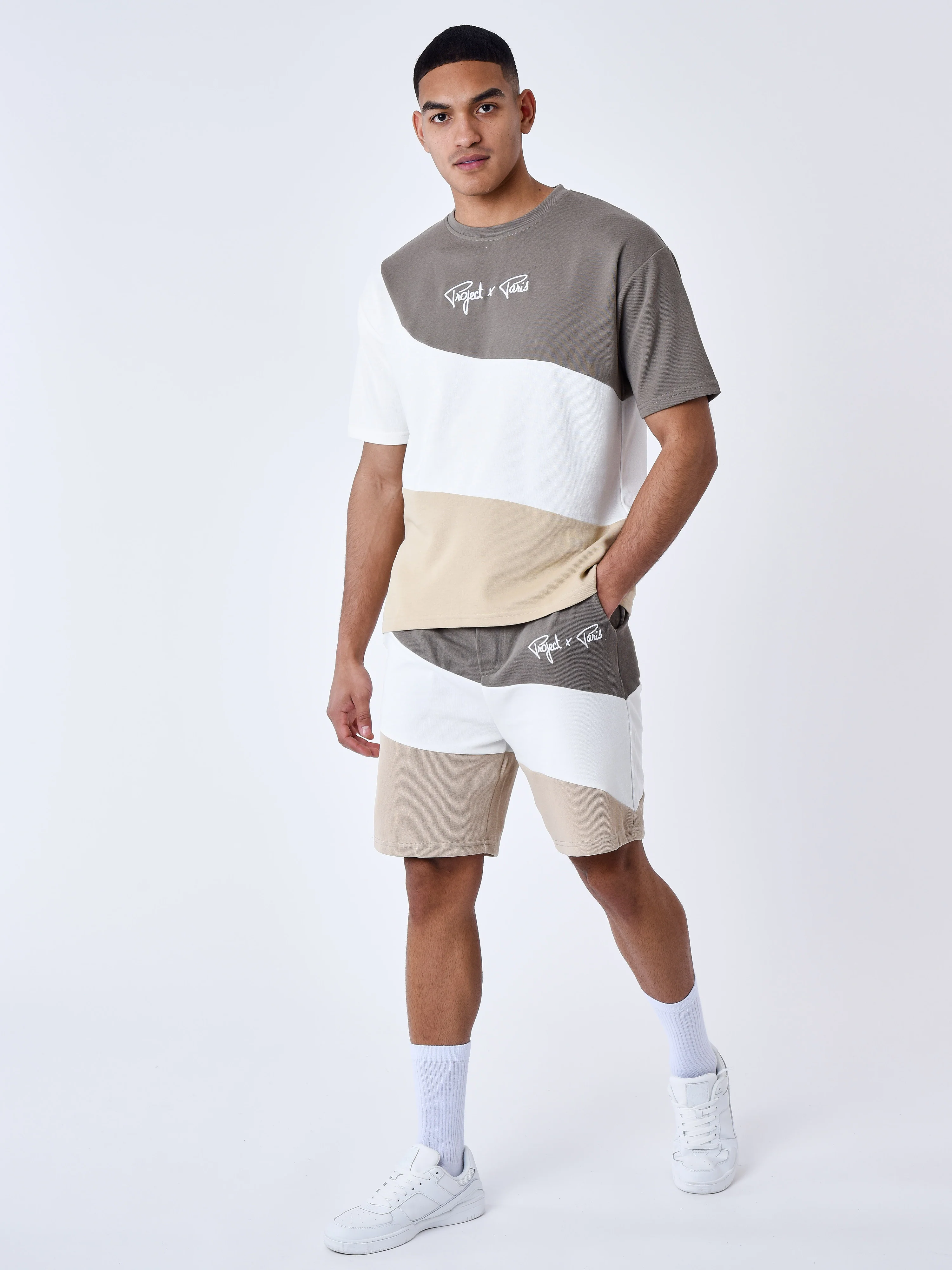 Short Tricolore Style Maille - Image 3
