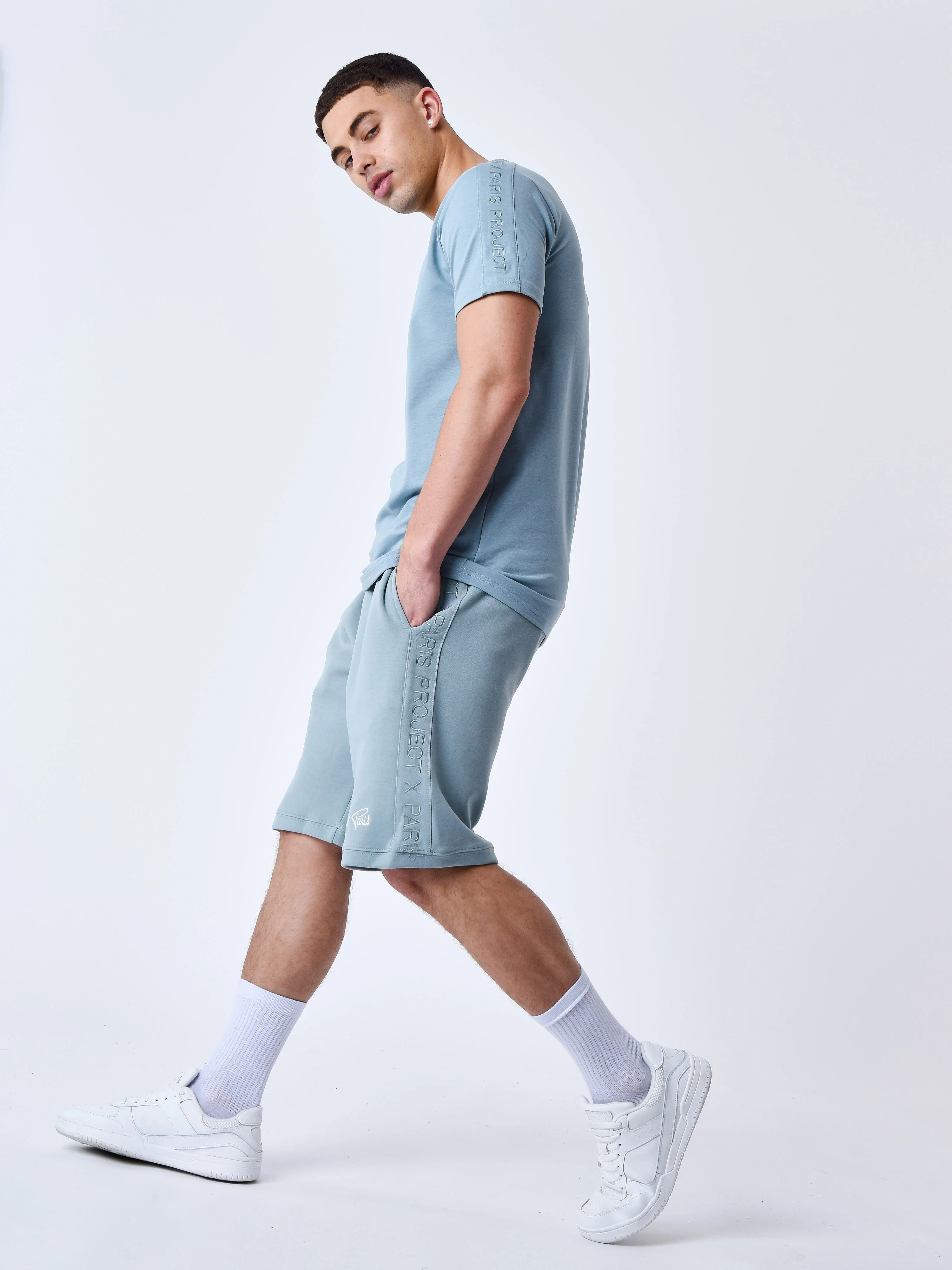 Short Bande logo brodé