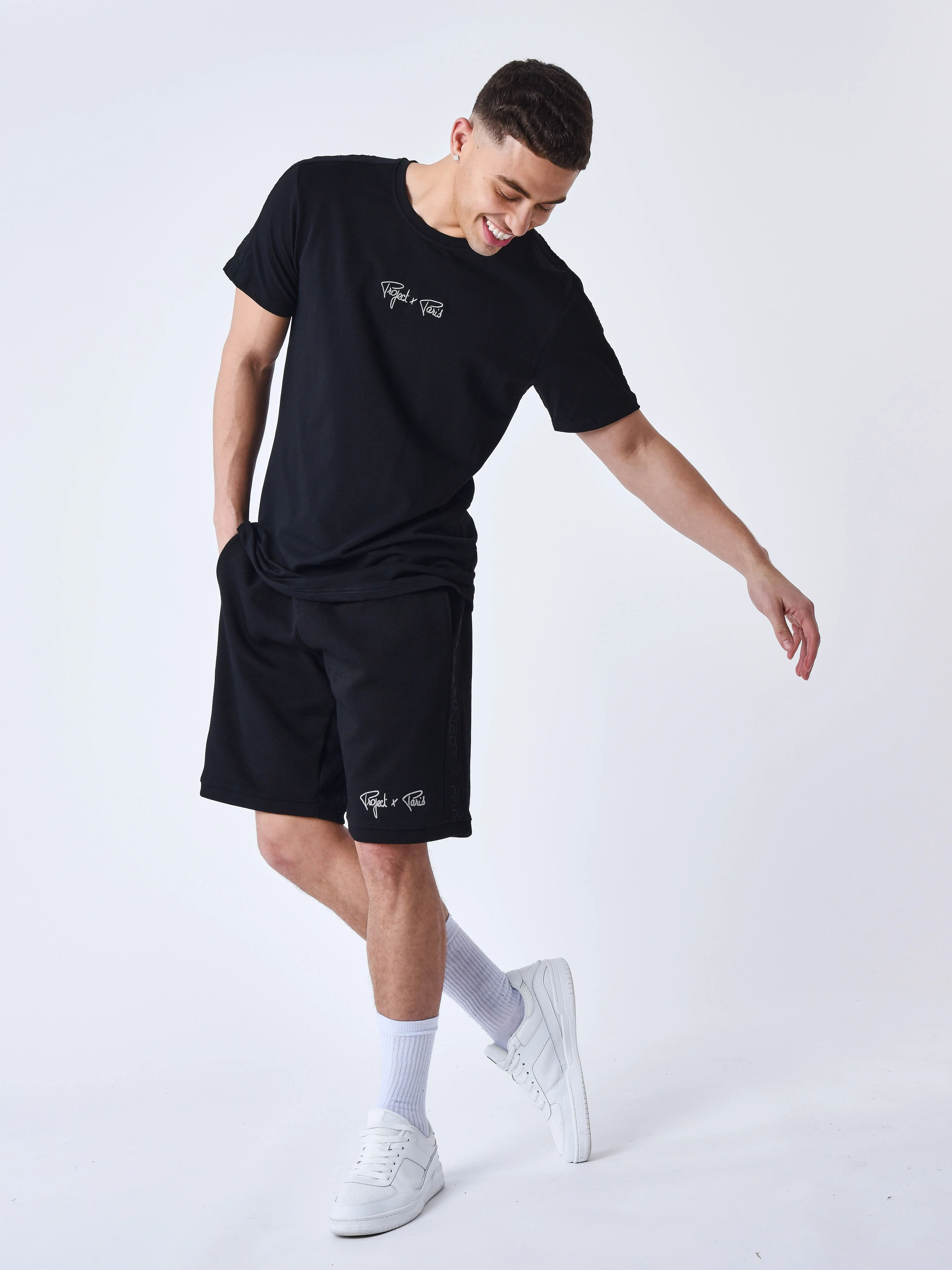 Short Bande logo brodé