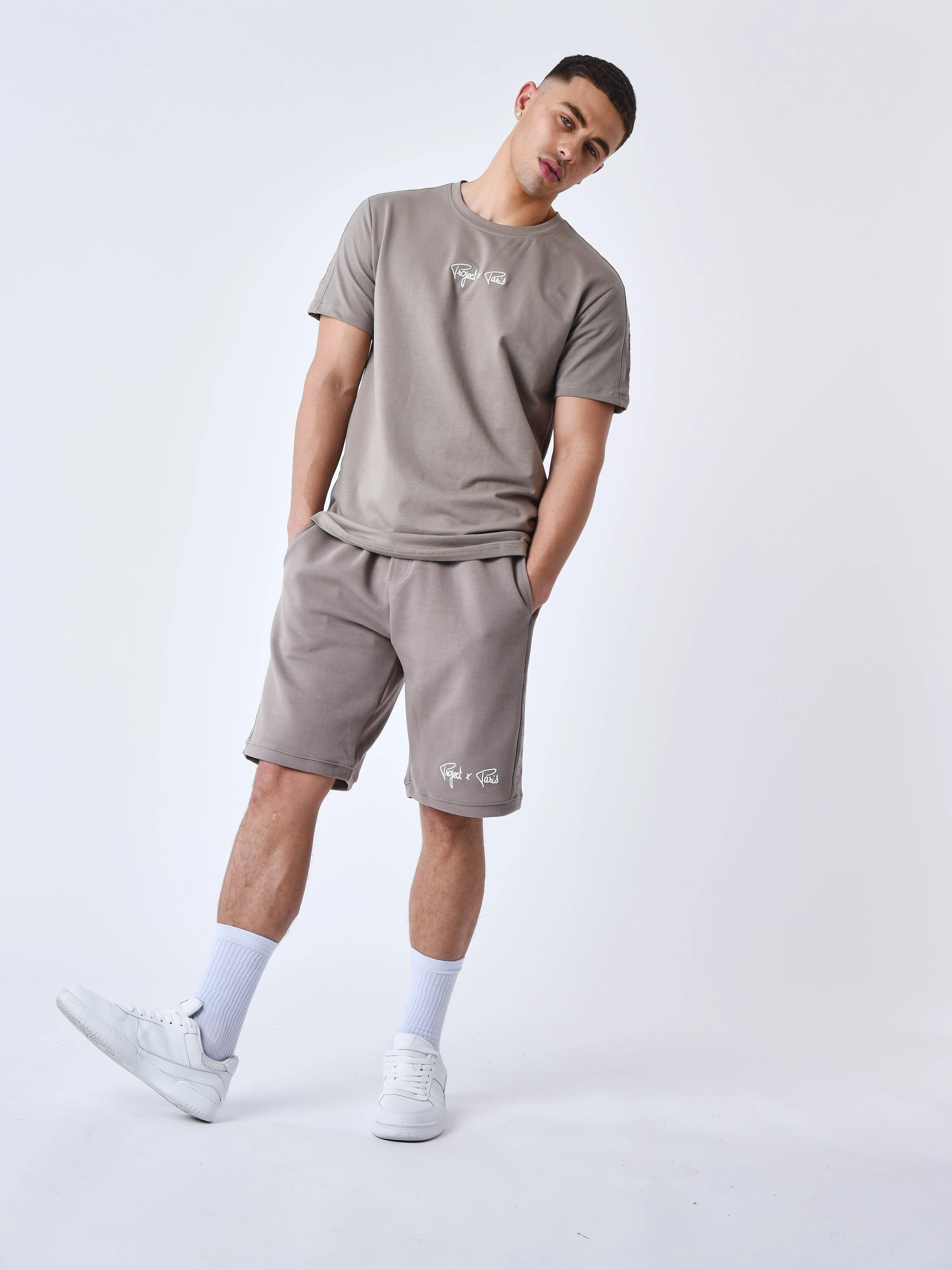 Short Bande logo brodé