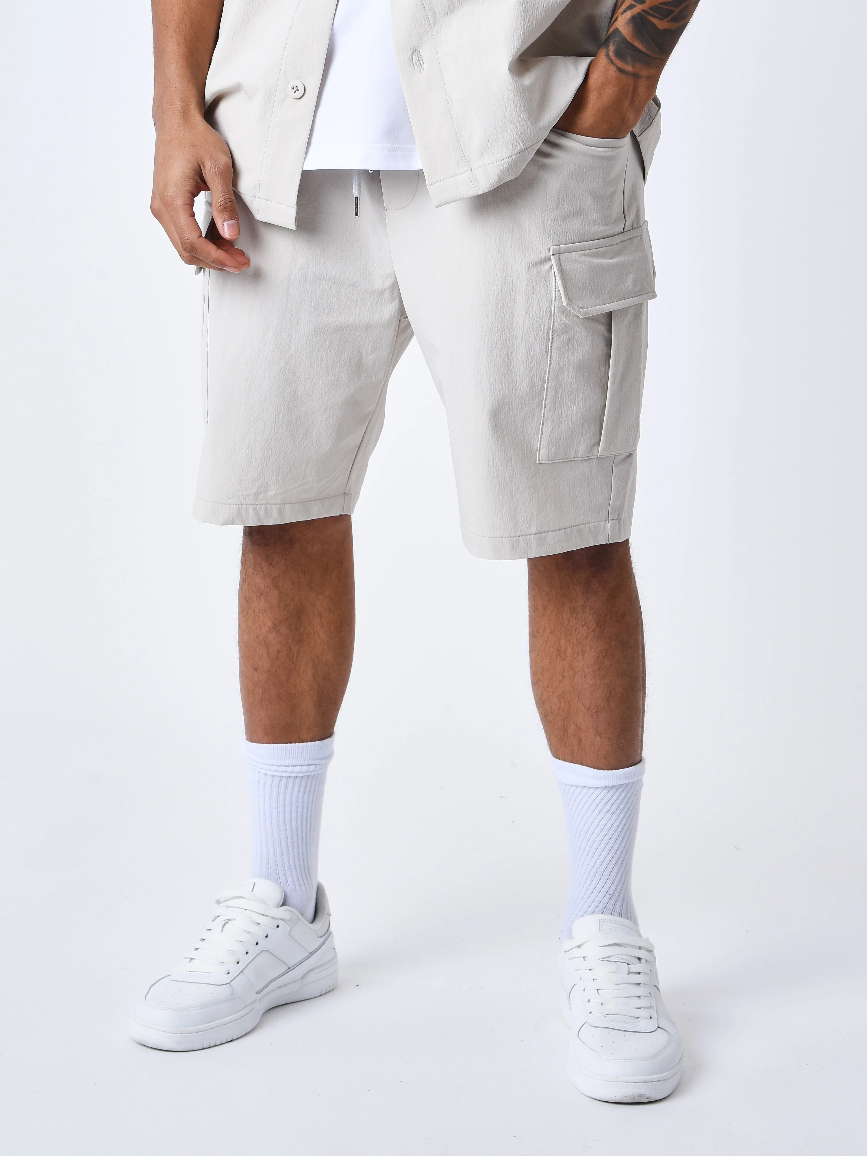 Short uni texturé - Image 13