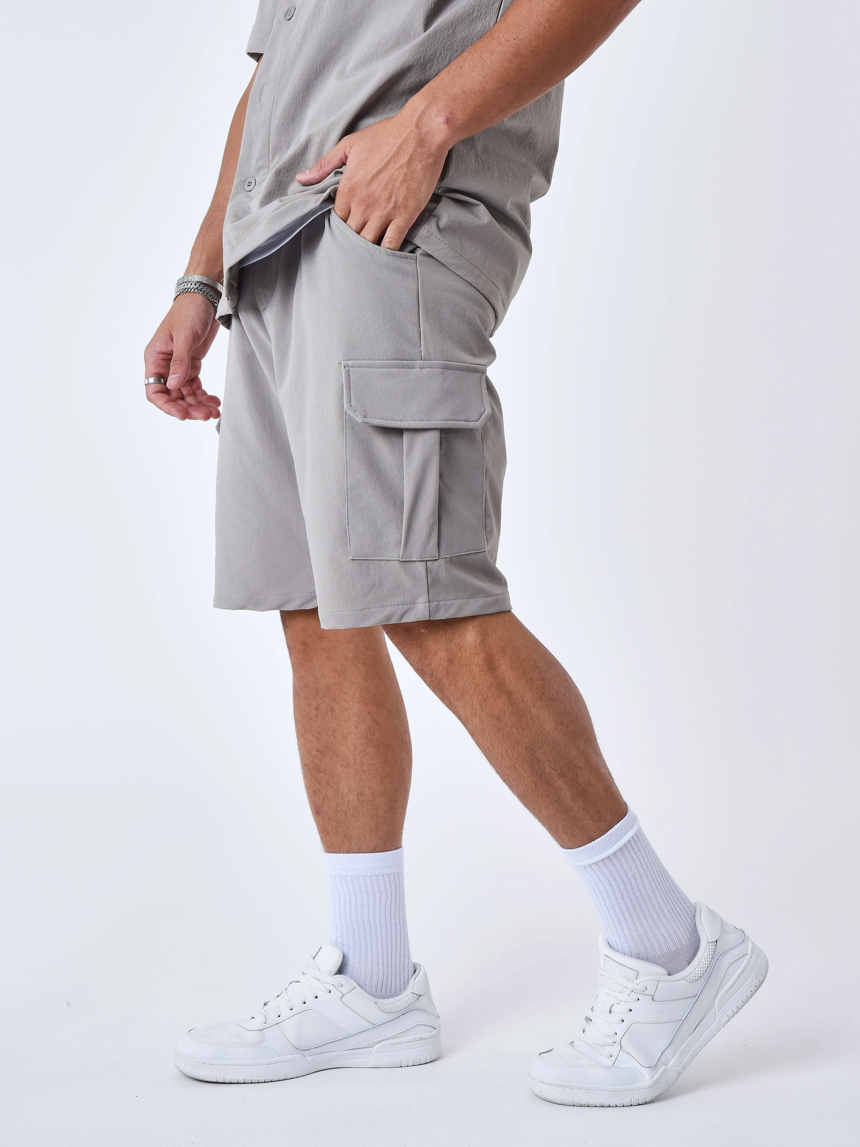 Short uni texturé - Image 4