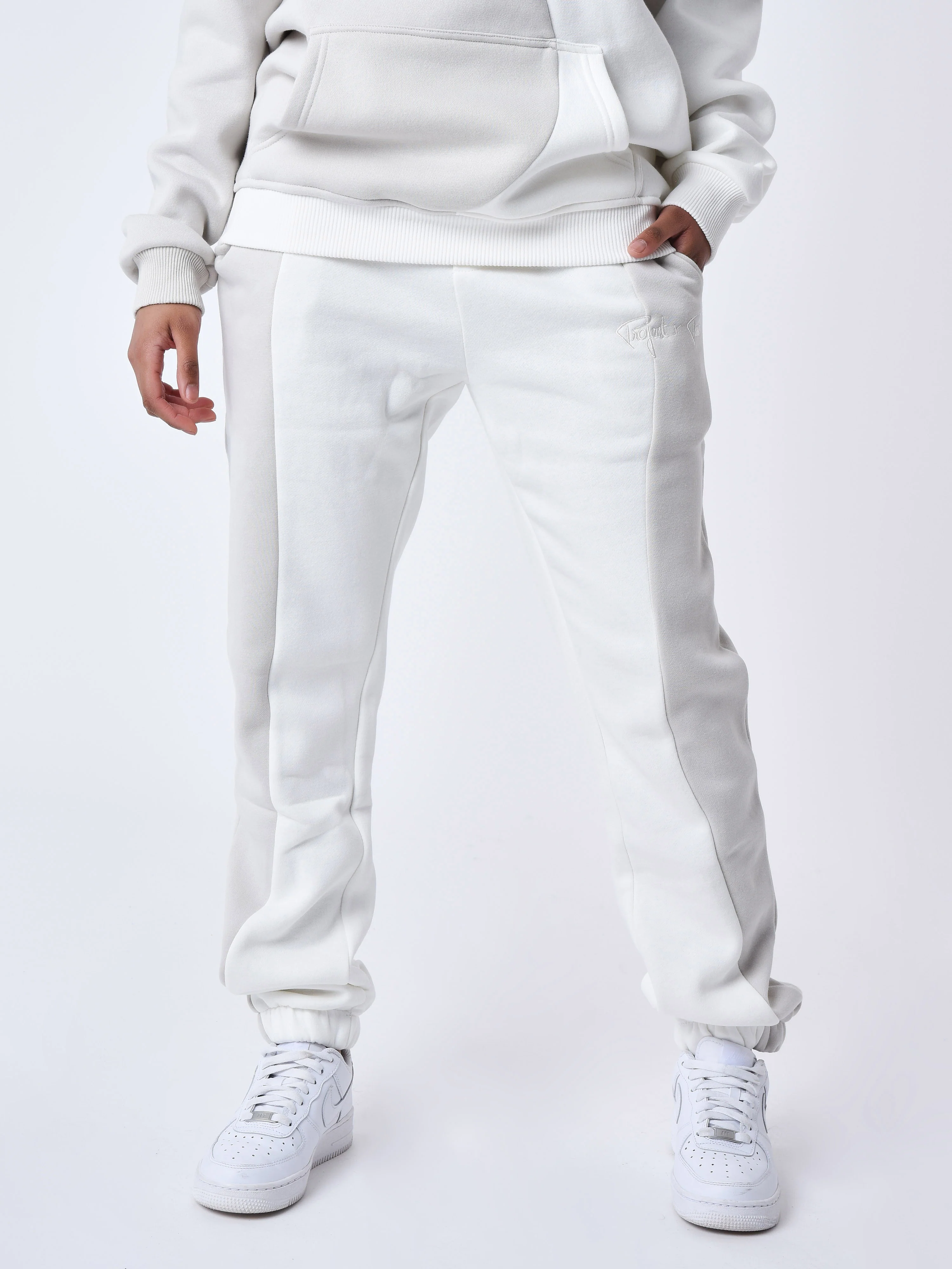 Bas de jogging bicolore style vague - Image 8