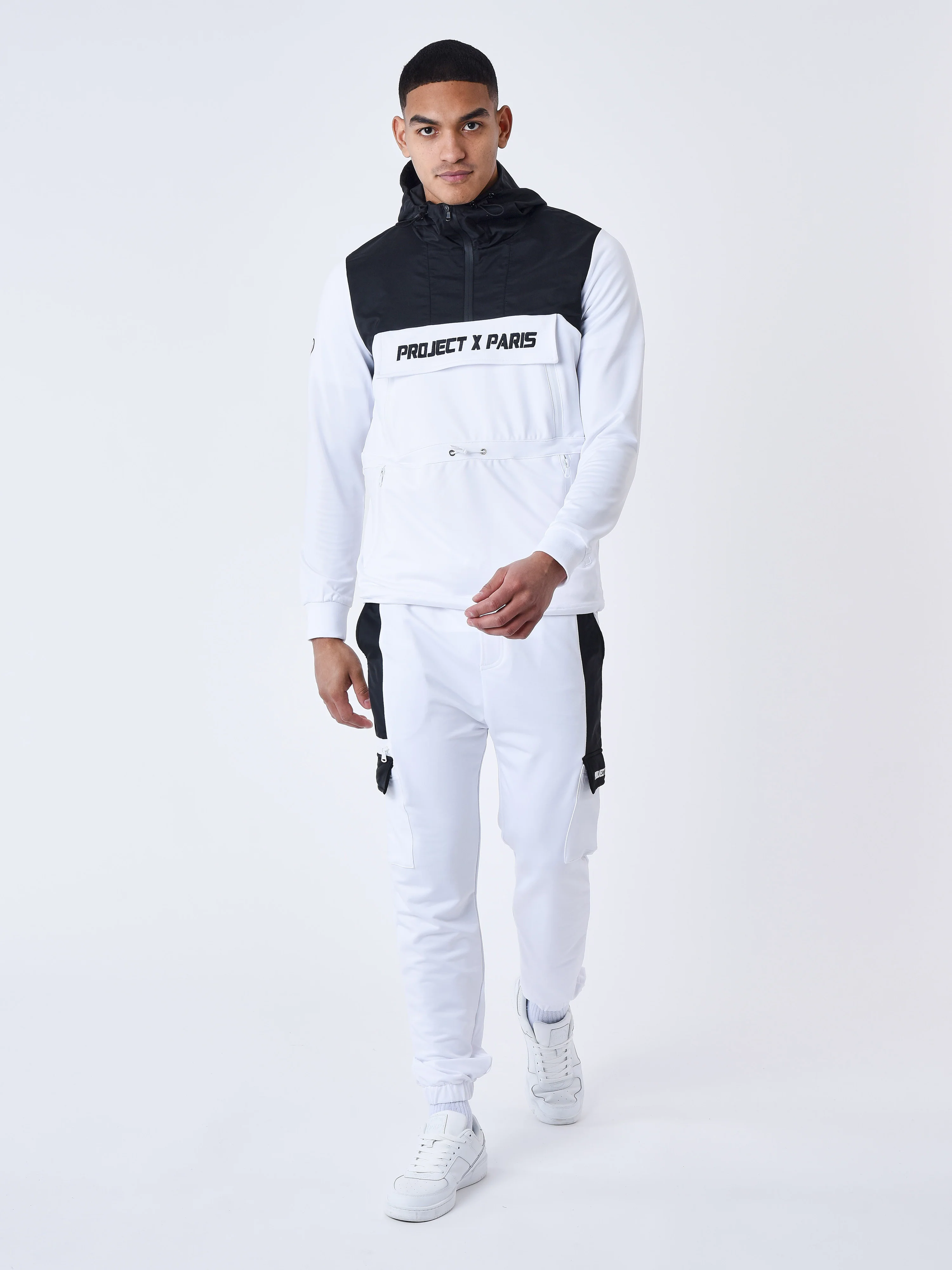 Bas de jogging style cargo bicolore - Image 3