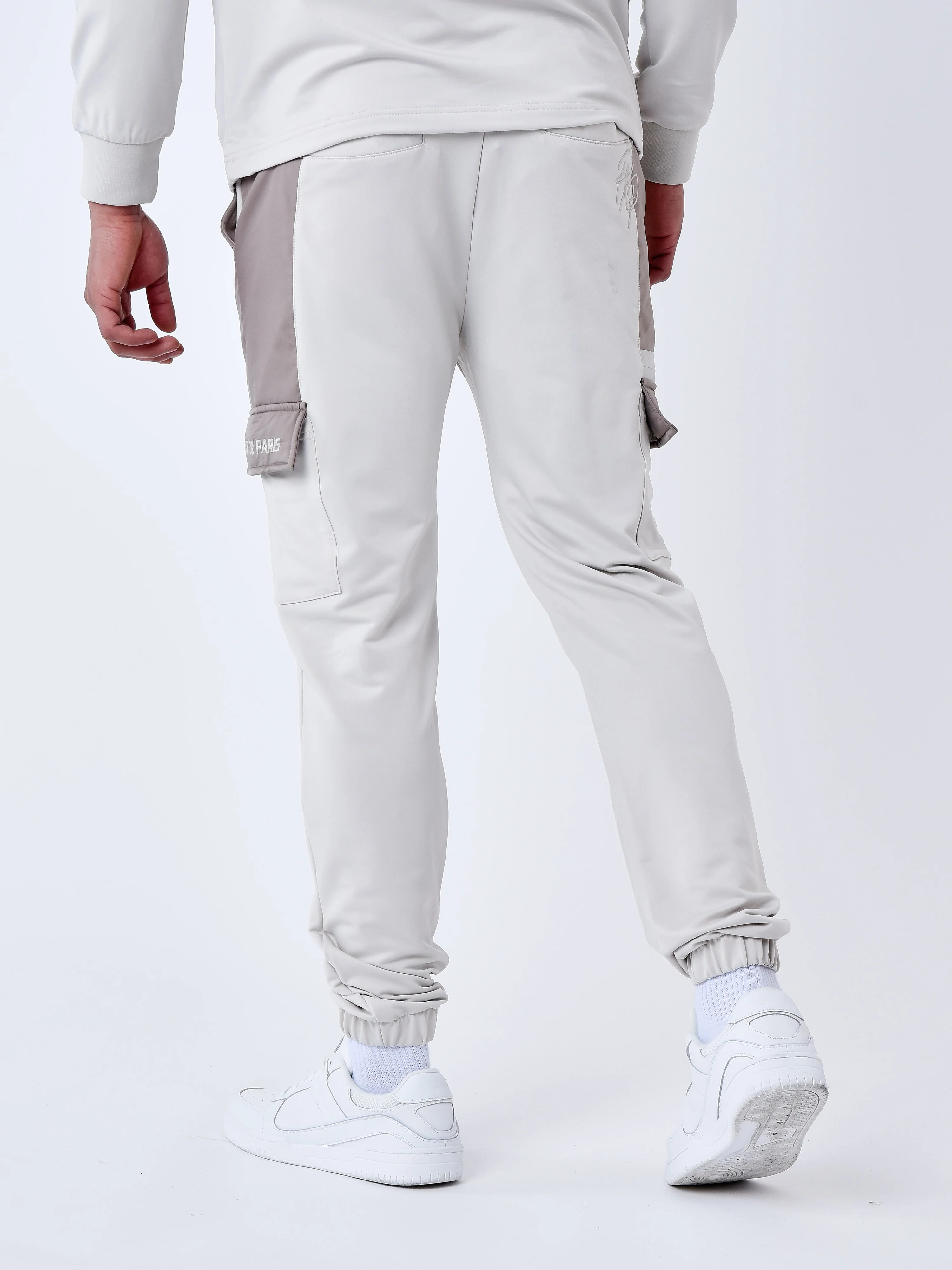 Bas de jogging style cargo bicolore - Image 6