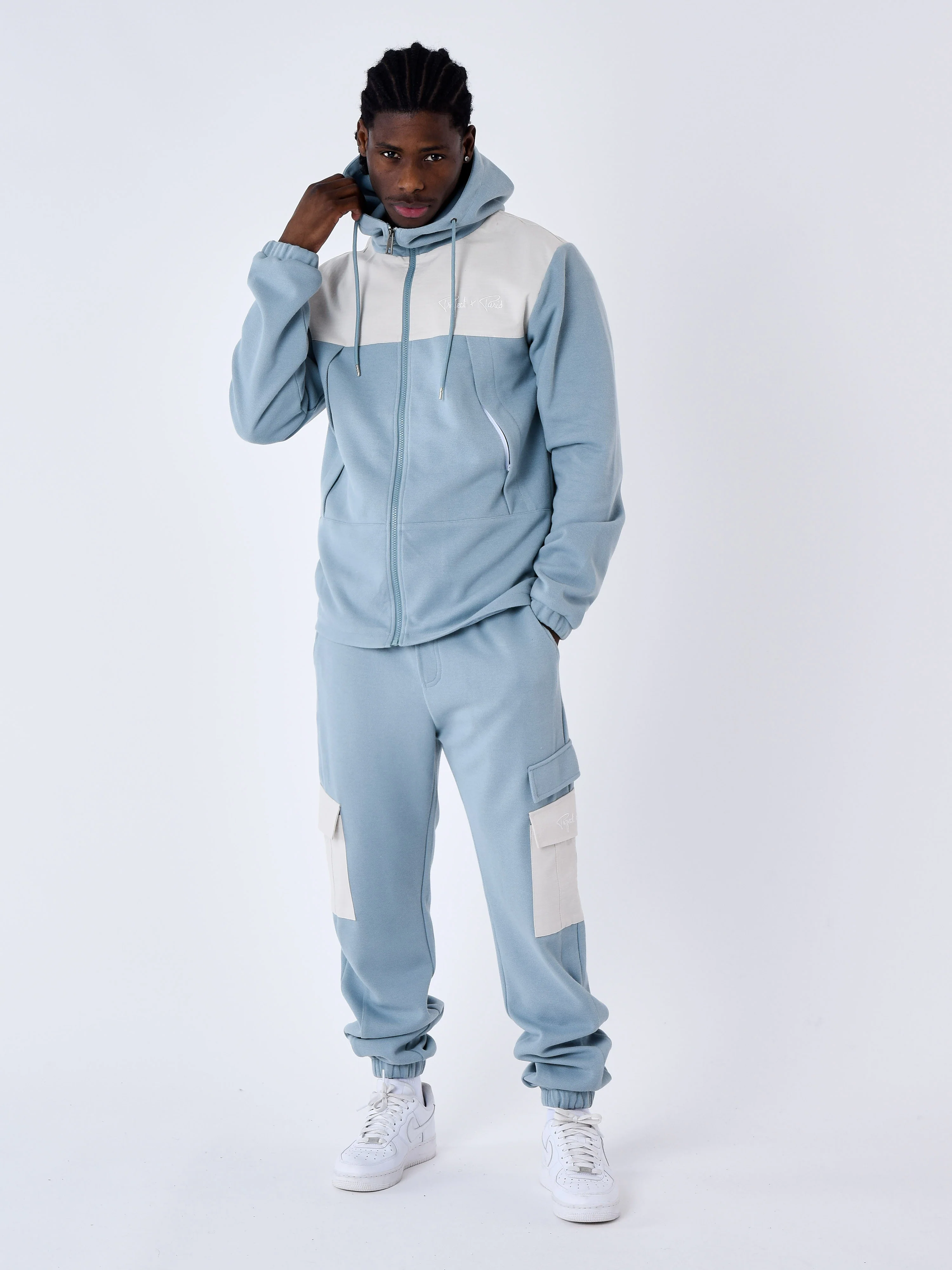 Pantalon de jogging bi-matière a poches - Image 3