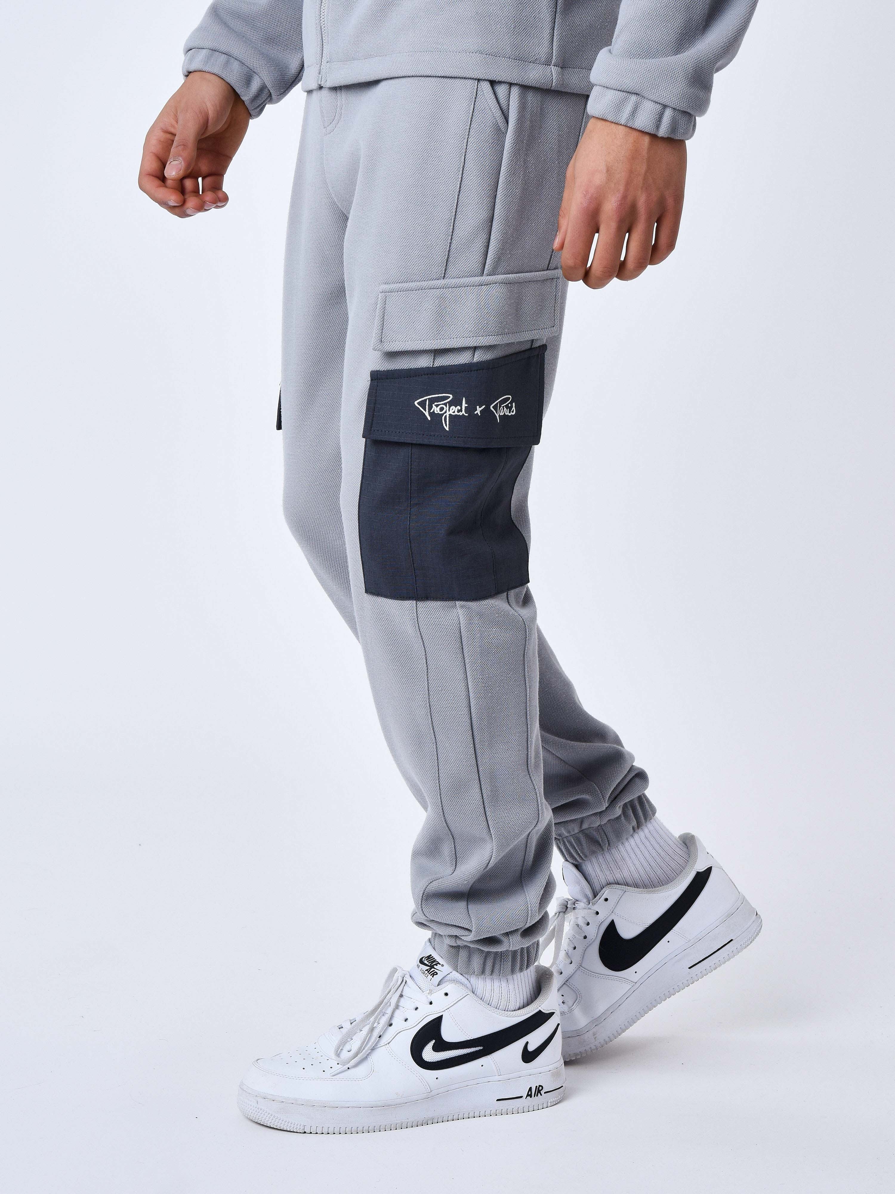 Pantalon de jogging bi-matière a poches - Image 4