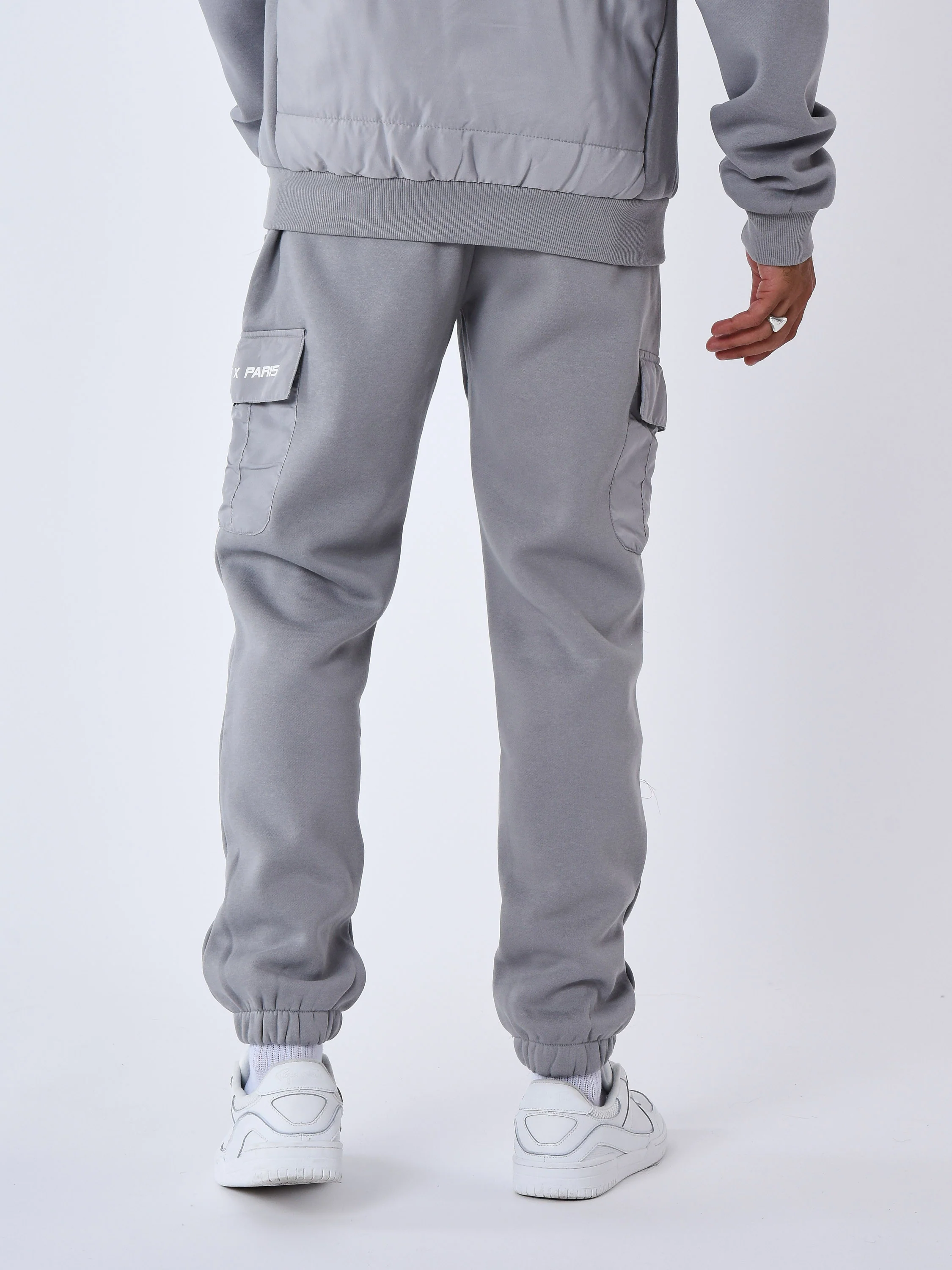 Bas de jogging avec empiècement bimatière - Image 4