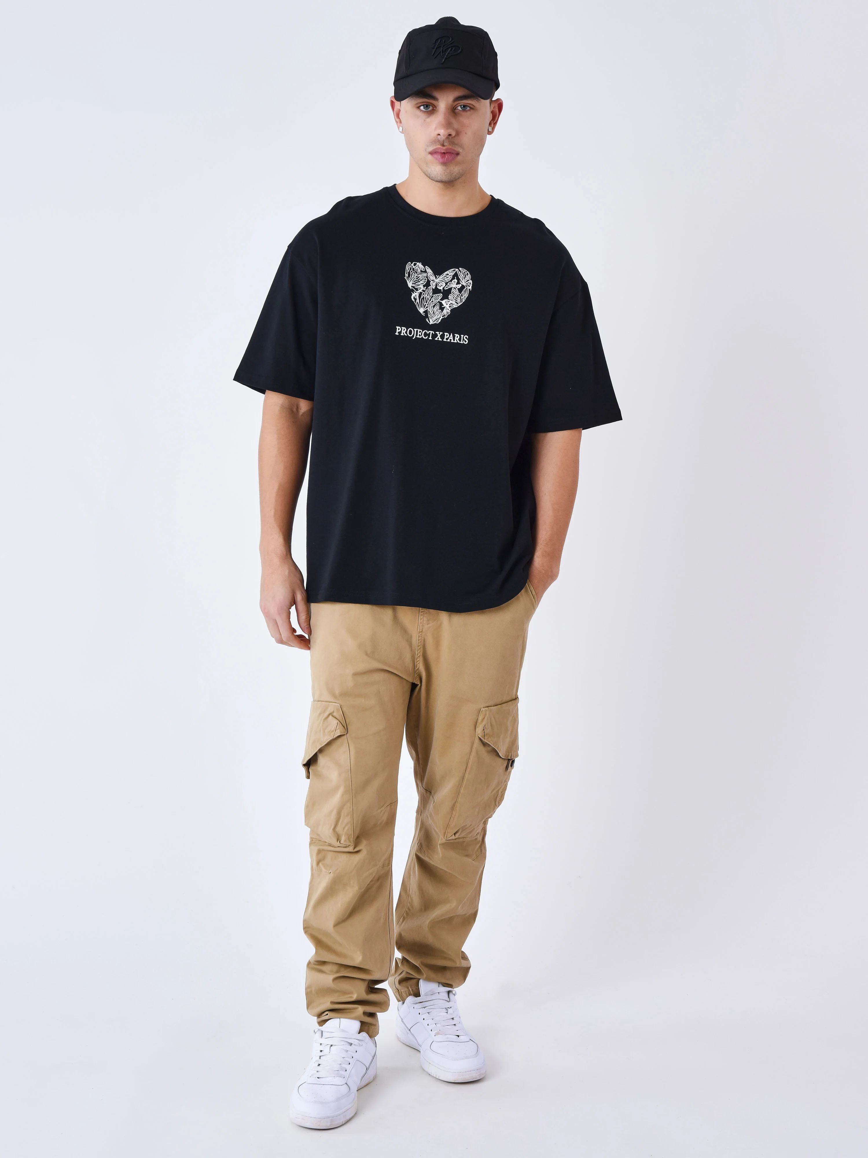 T-shirt coeur papillon brodé - Image 3