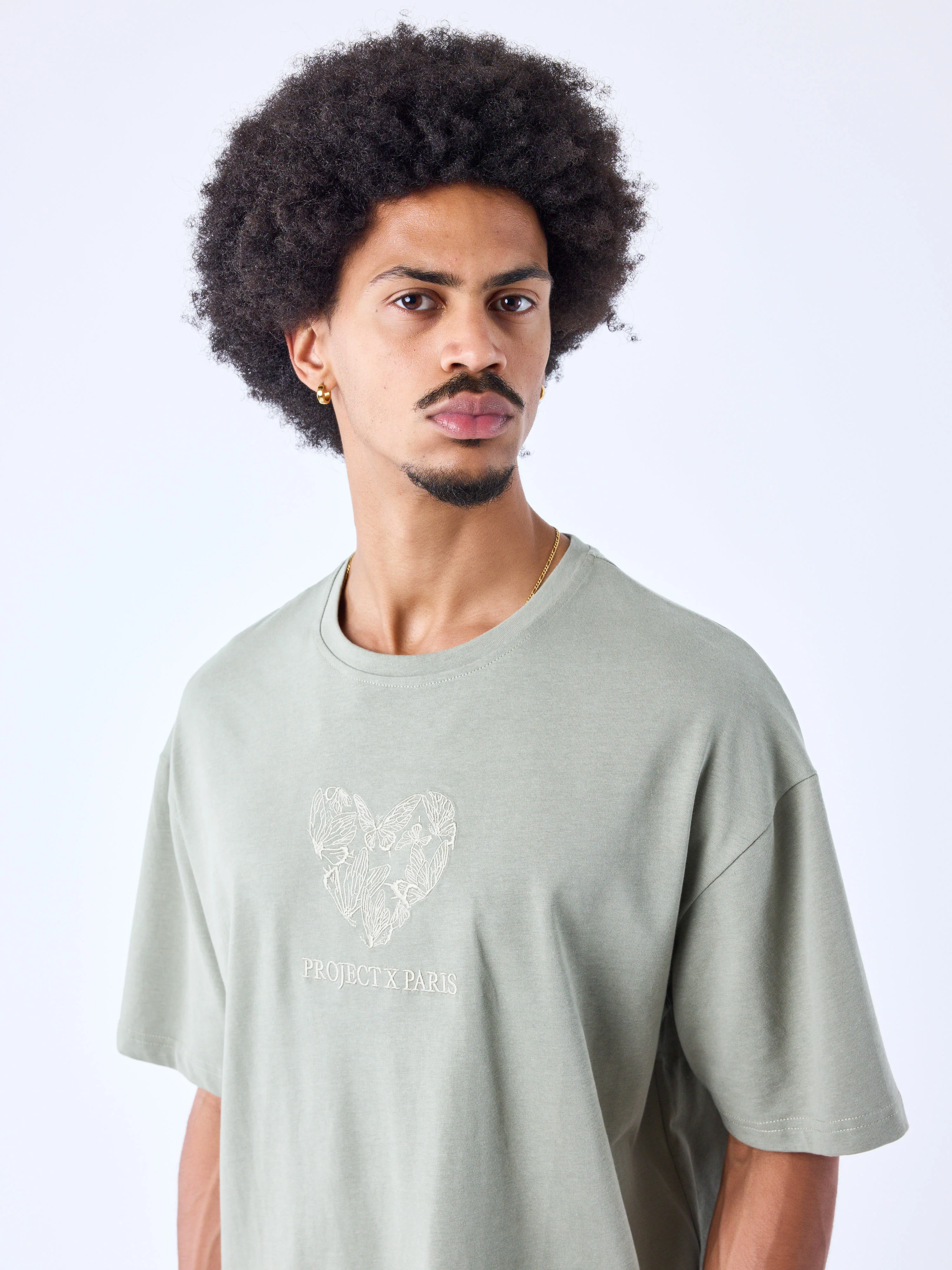 T-shirt coeur papillon brodé - Image 4