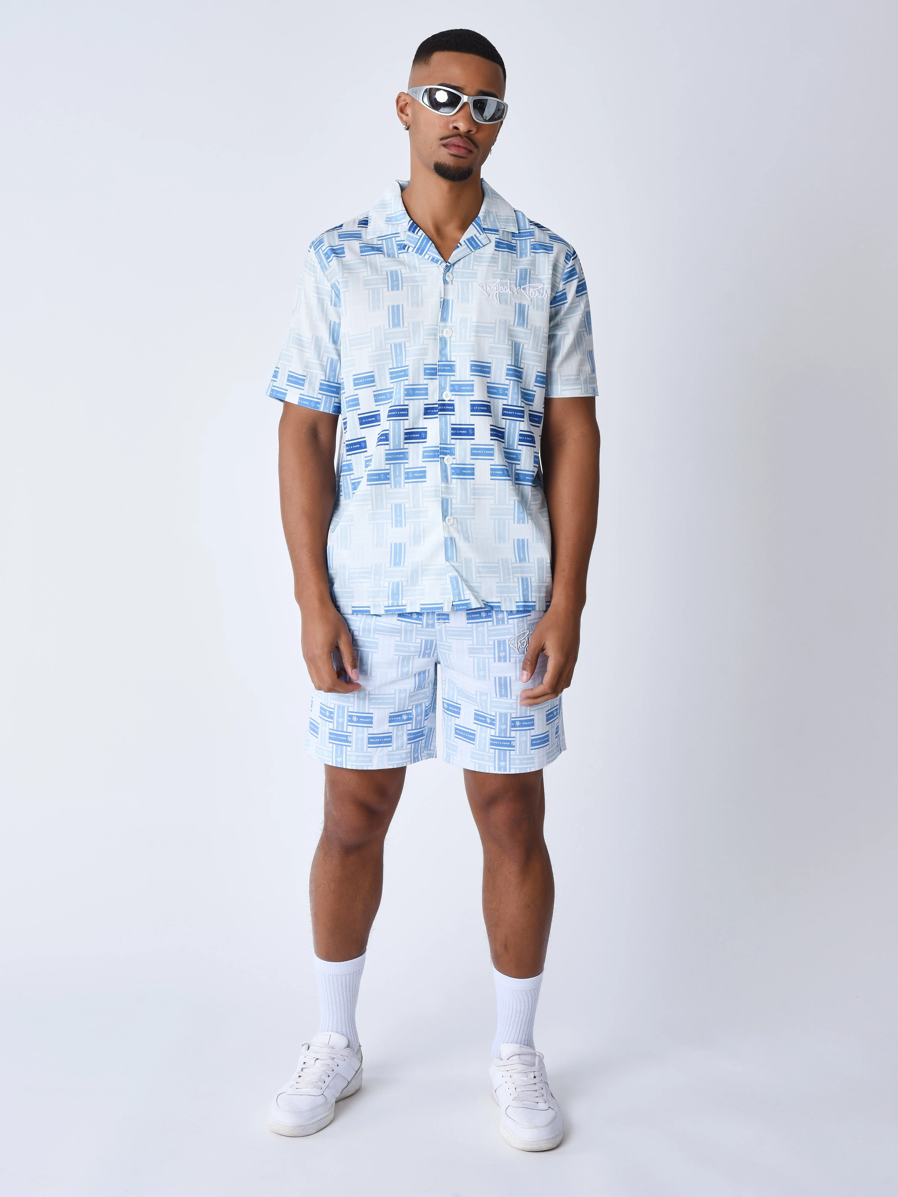 Chemise manches courts imprimé Streamer - Image 3