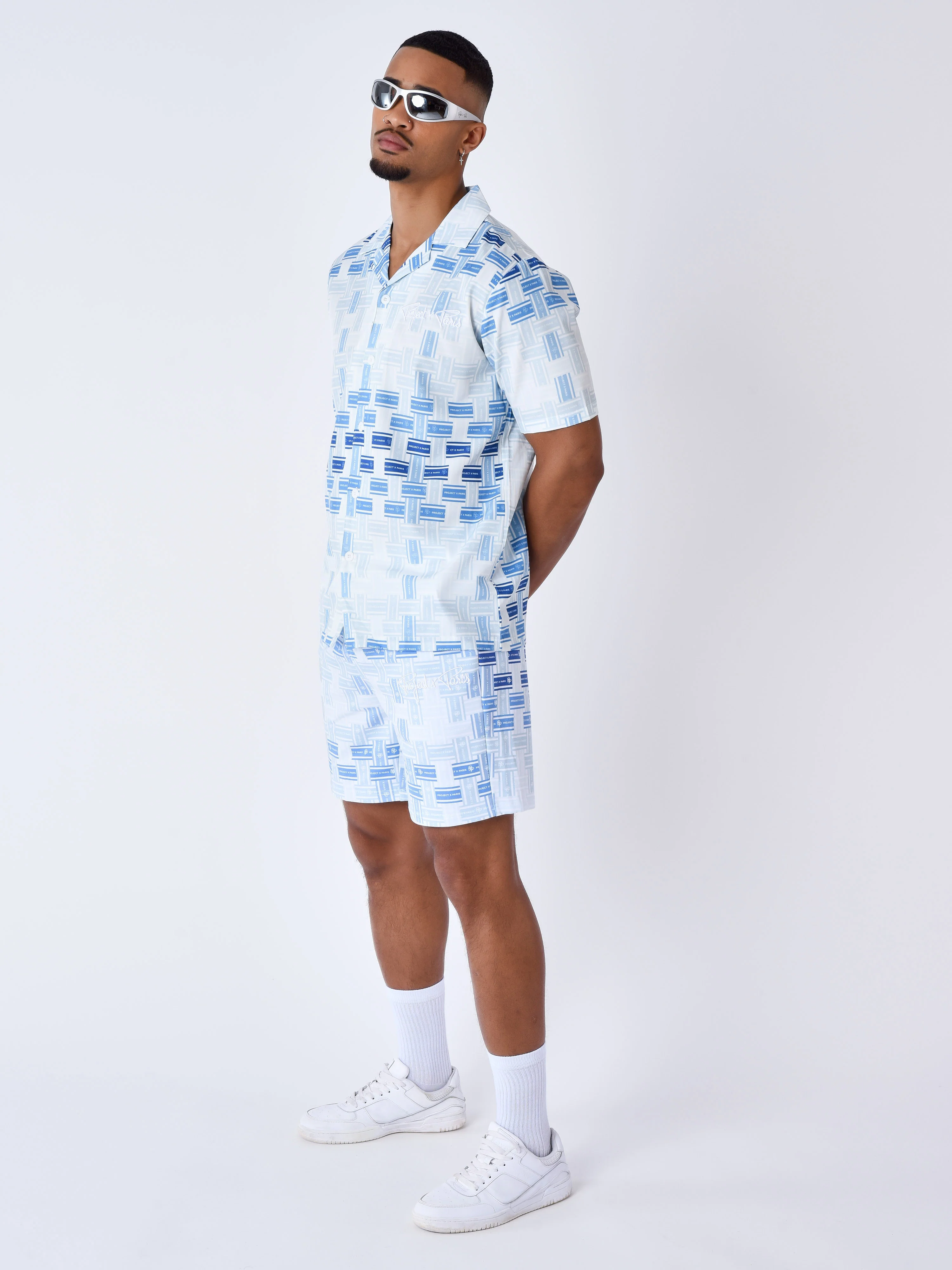 Chemise manches courts imprimé Streamer - Image 4