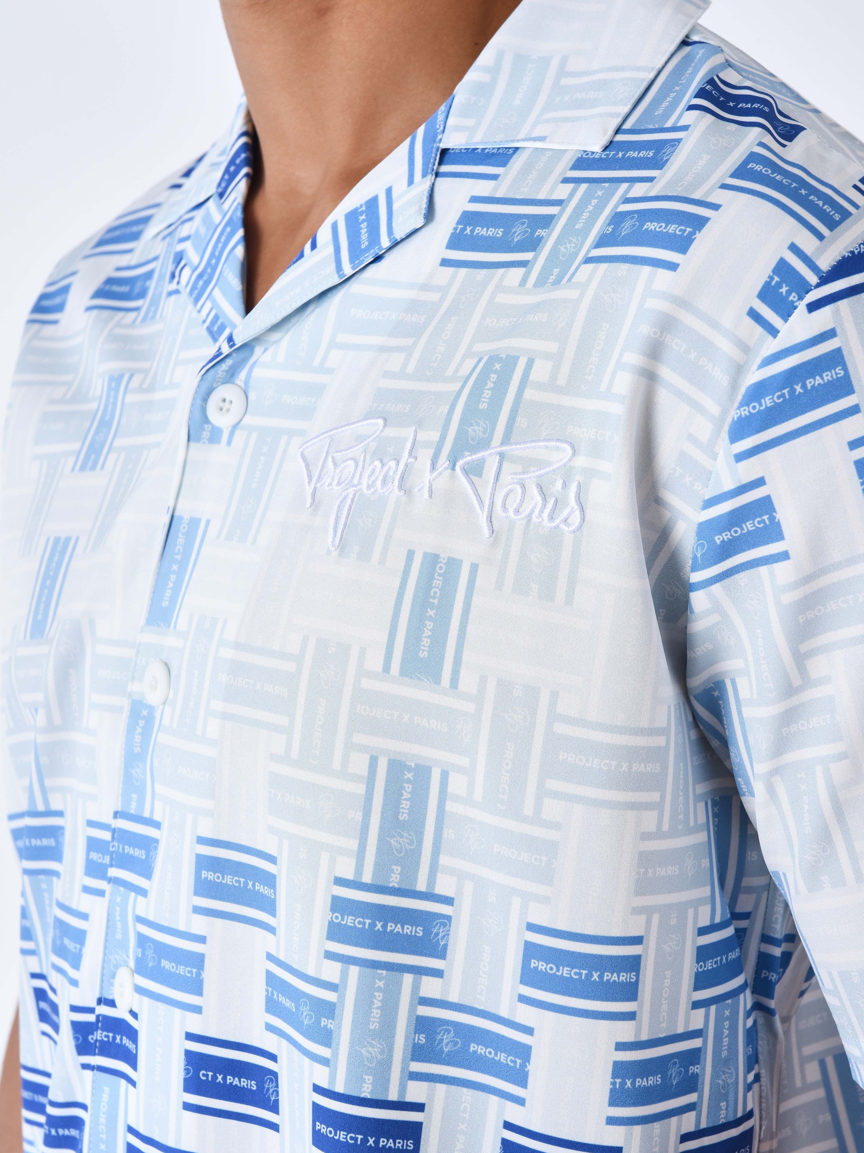 Chemise manches courts imprimé Streamer - Image 6