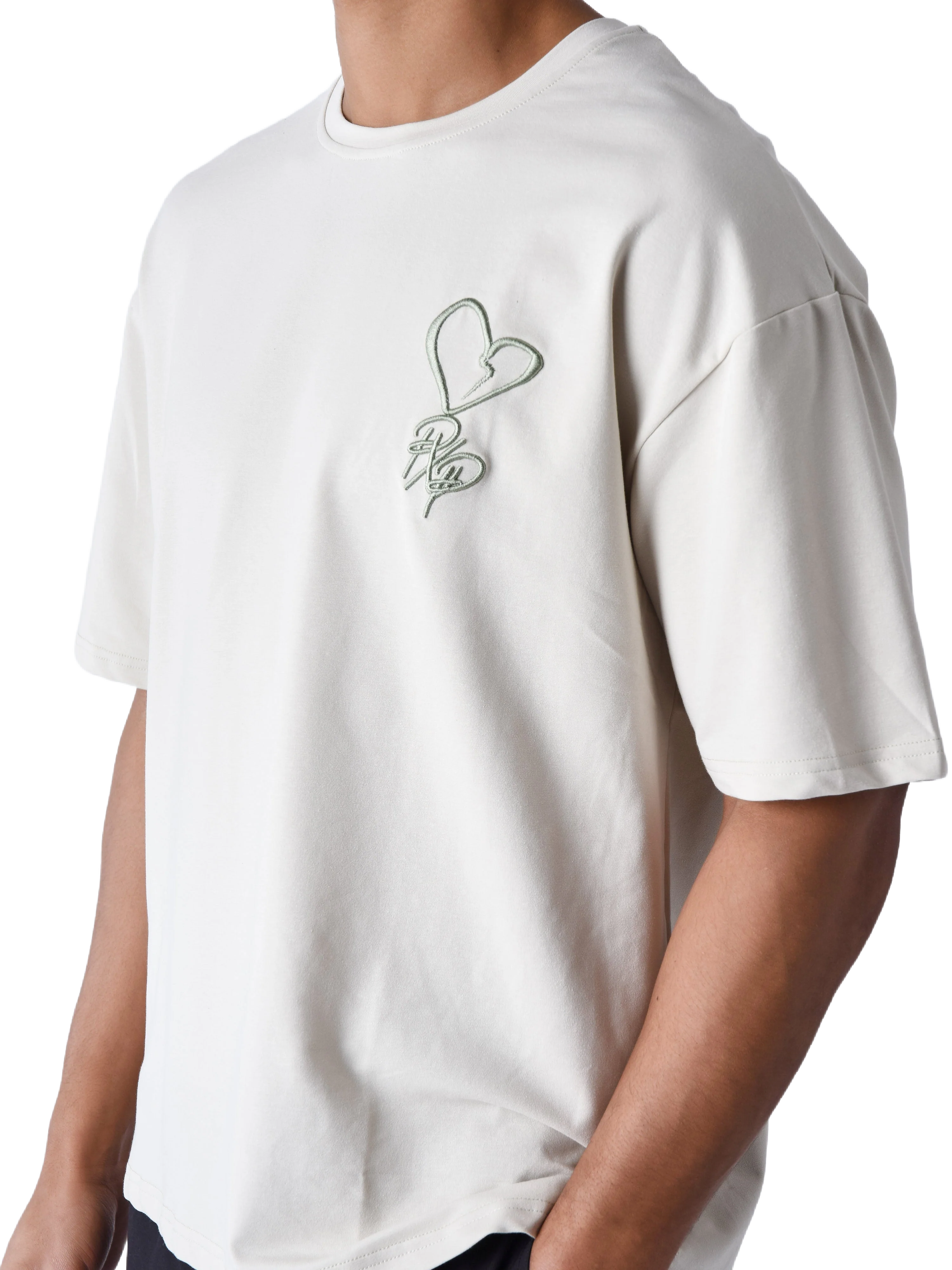 T-shirt coeur brodé street - Image 5