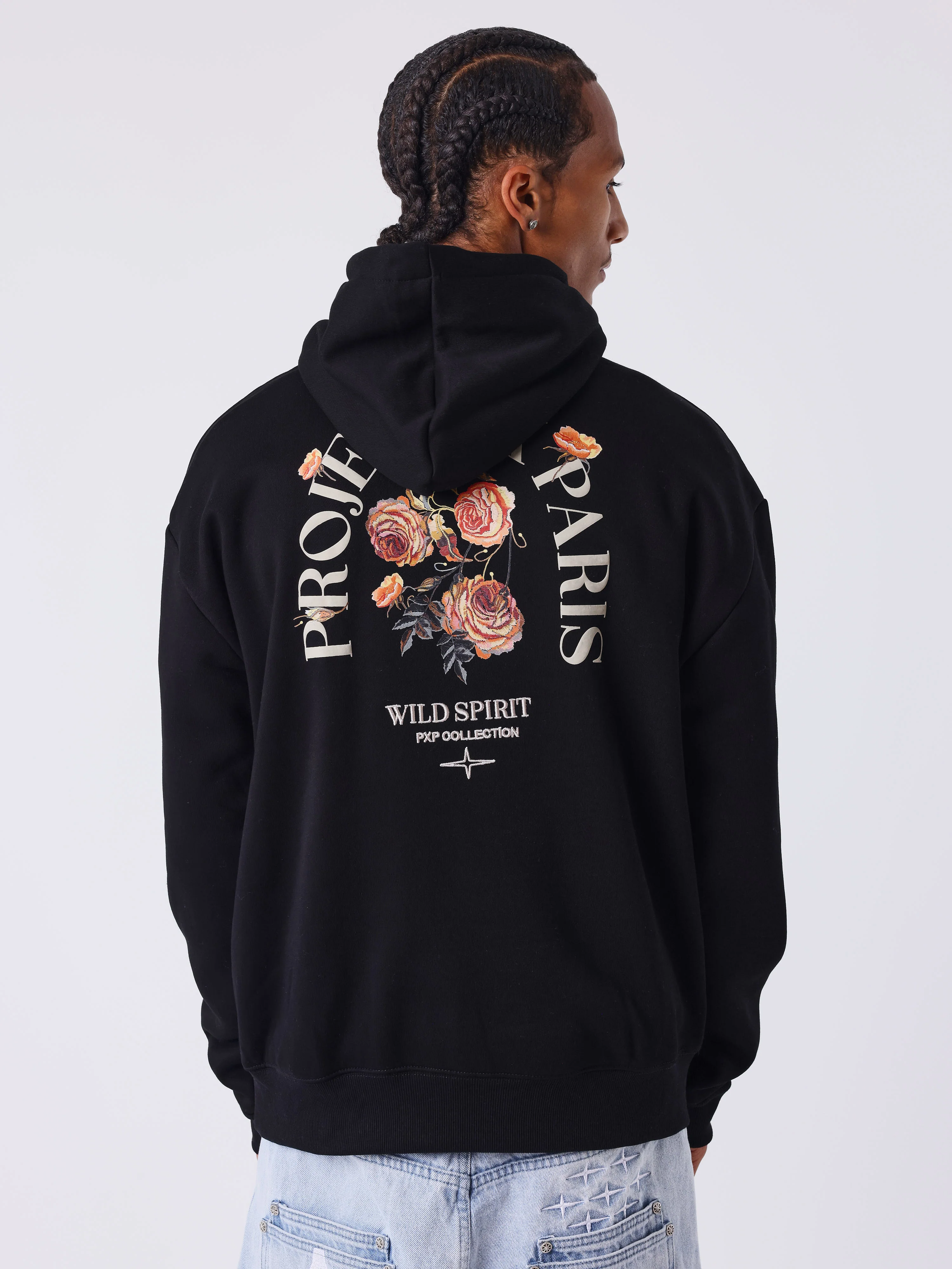 Sweat à capuche Gothic Roses - Image 4