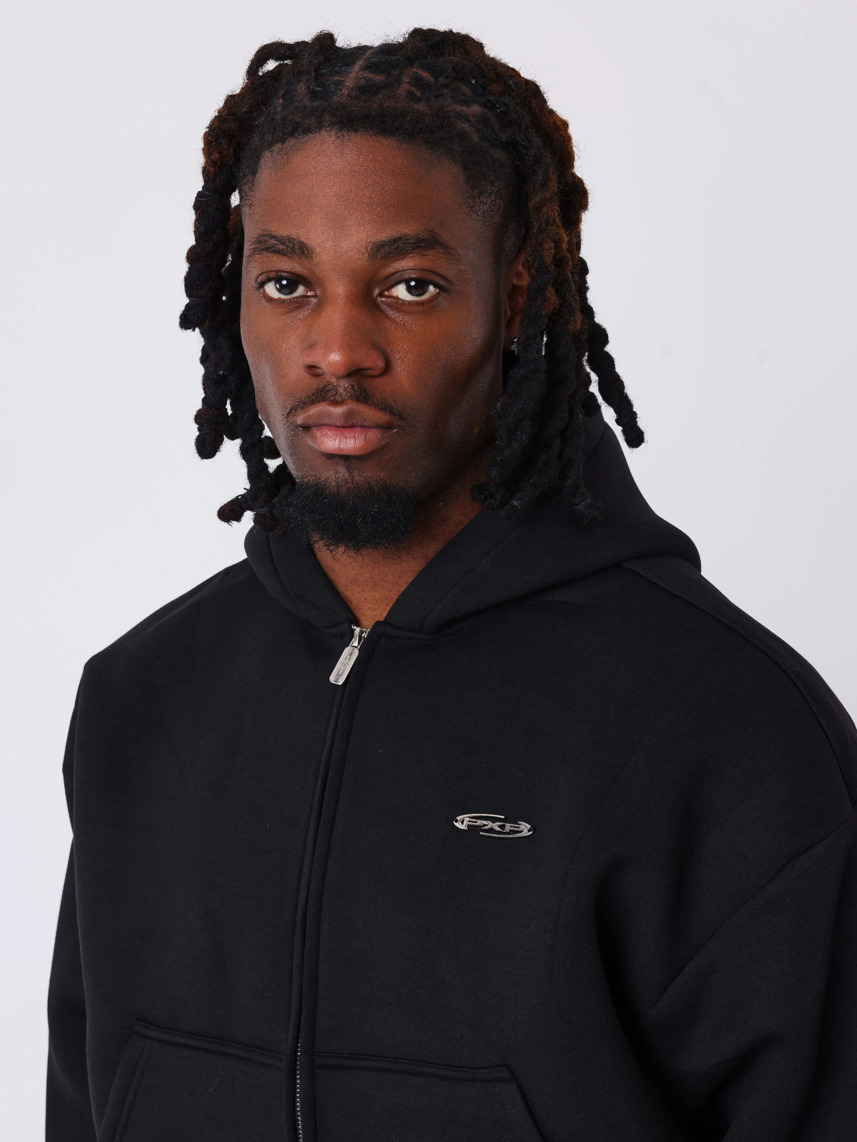 Sweat zippé à capuche en néoprène - Image 3