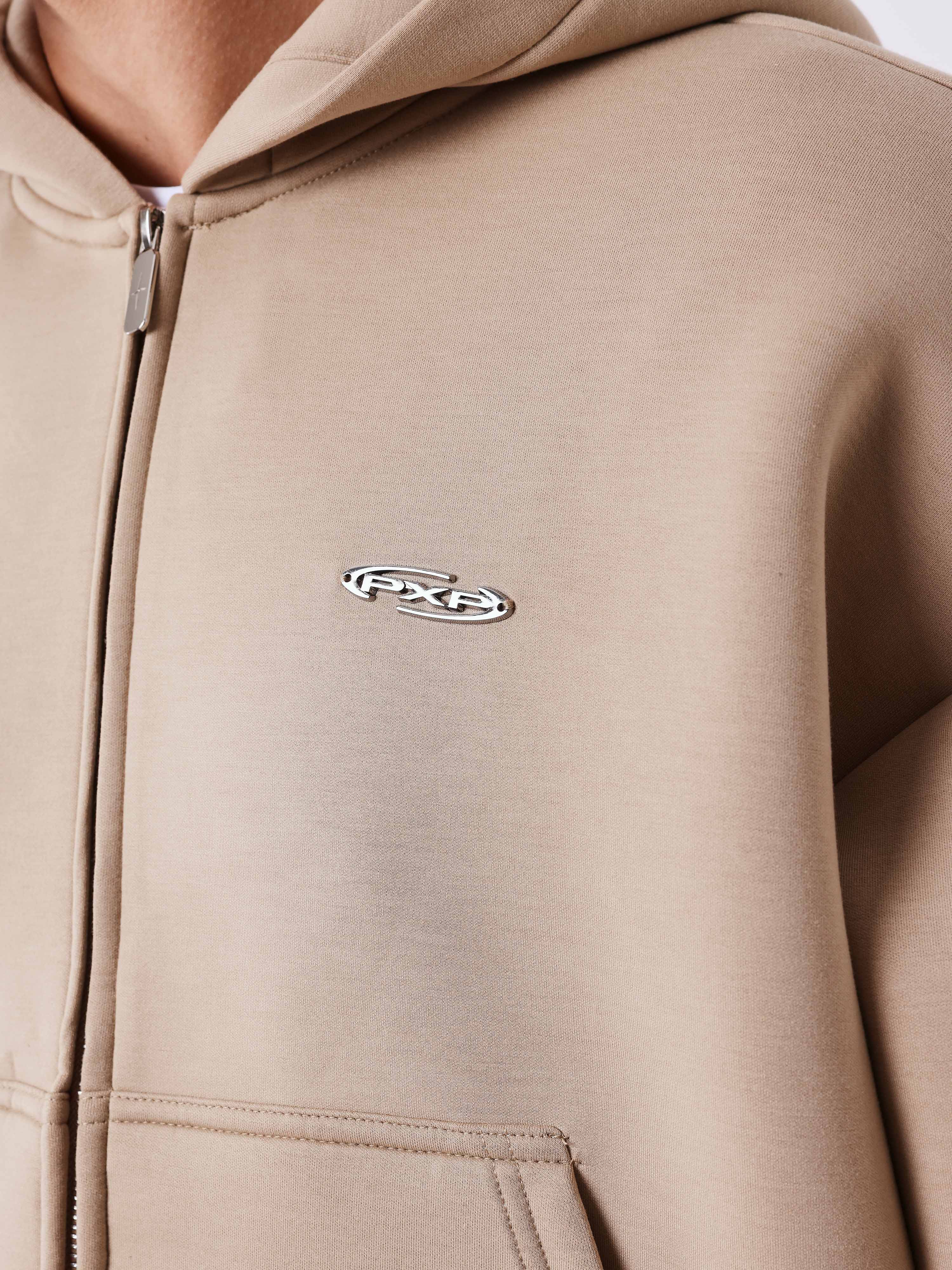 Sweat zippé à capuche en néoprène - Image 4
