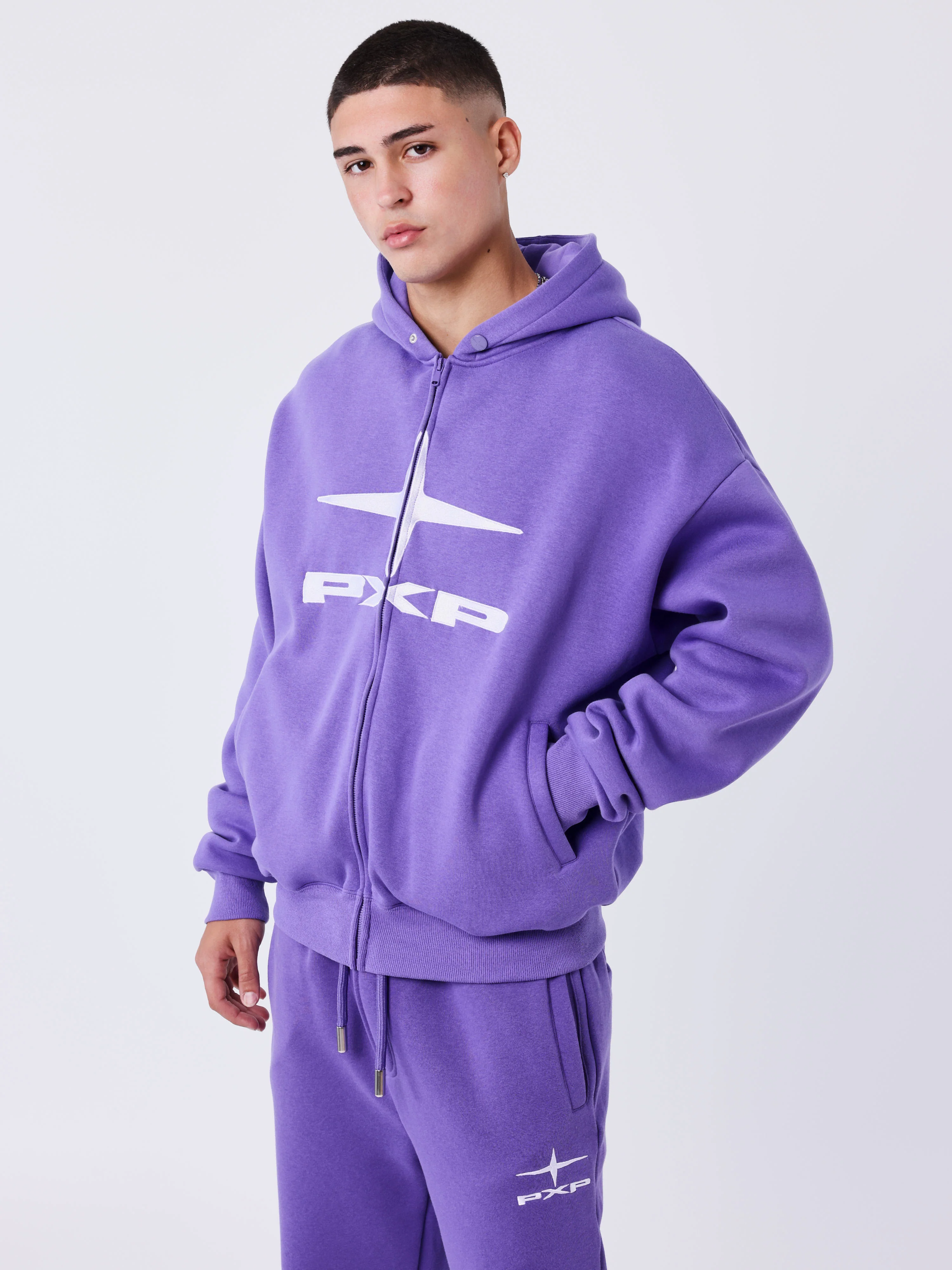 Sweat à capuche zippé Essentials