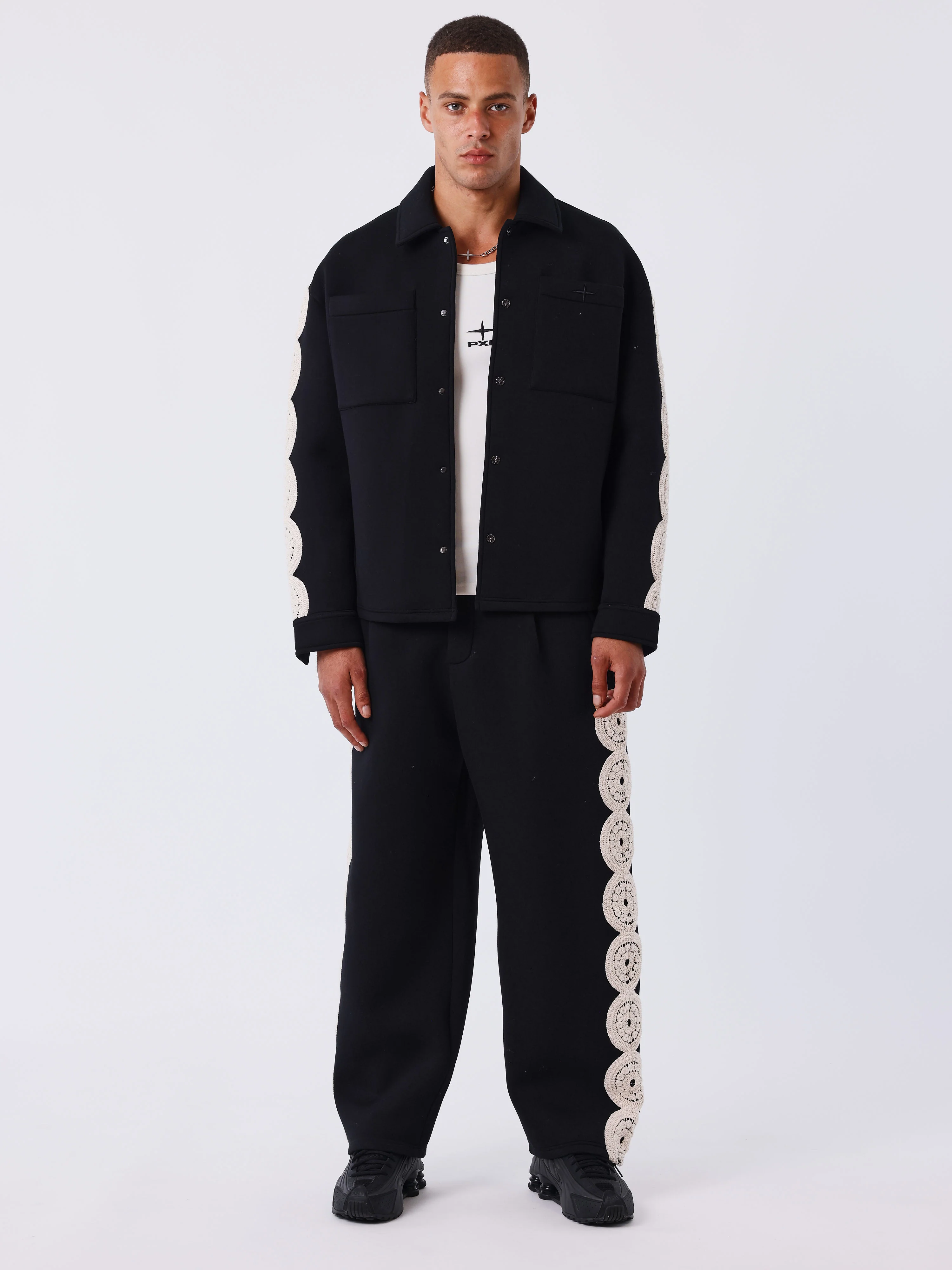 Pantalon droit en néoprène