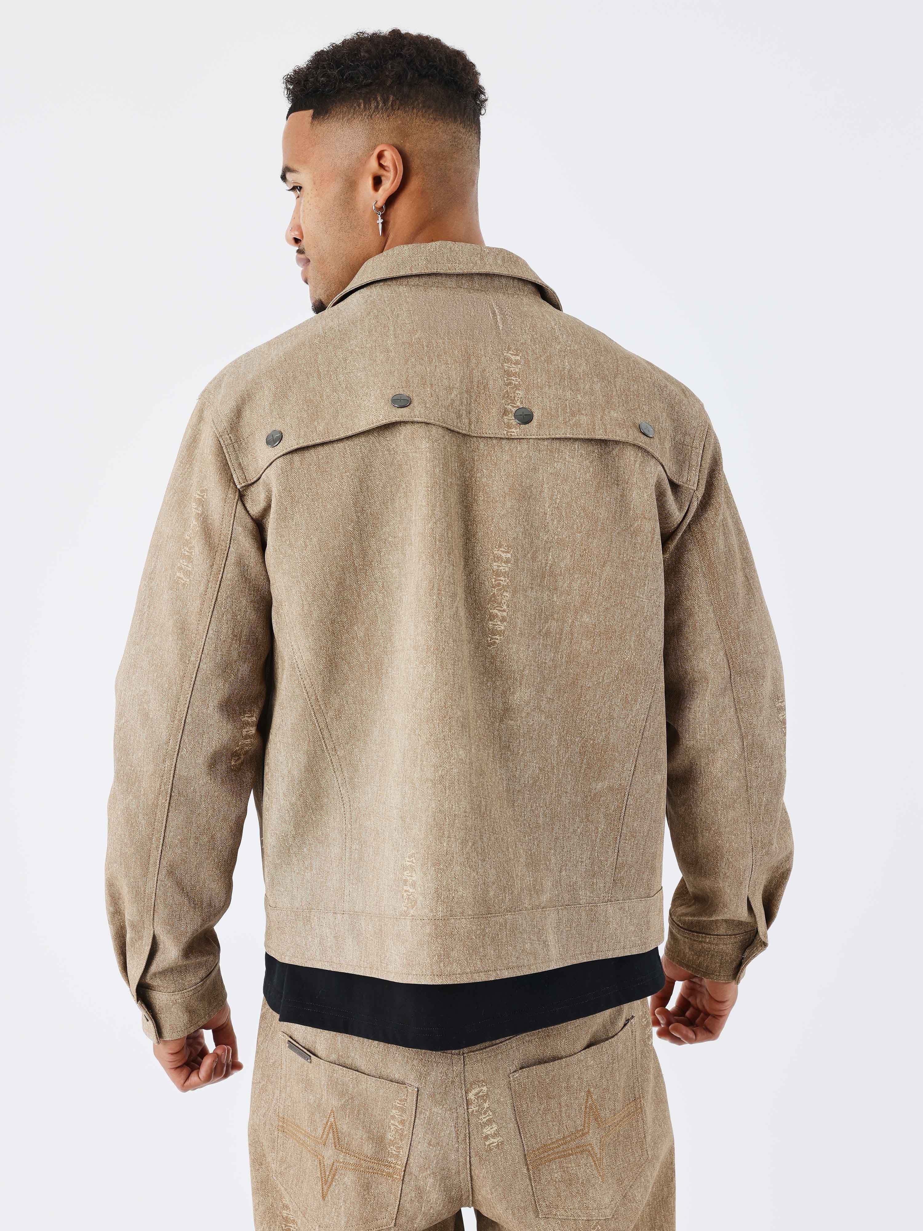 Veste en similicuir effet denim - Image 2