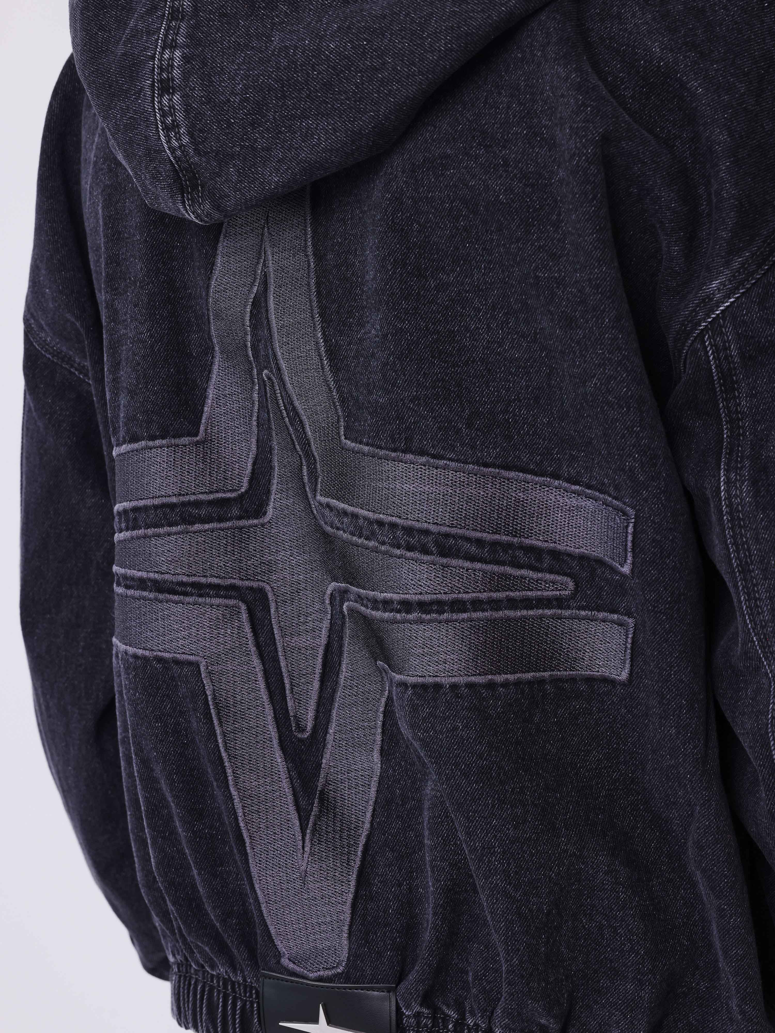 Veste à capuche en denim - Image 6