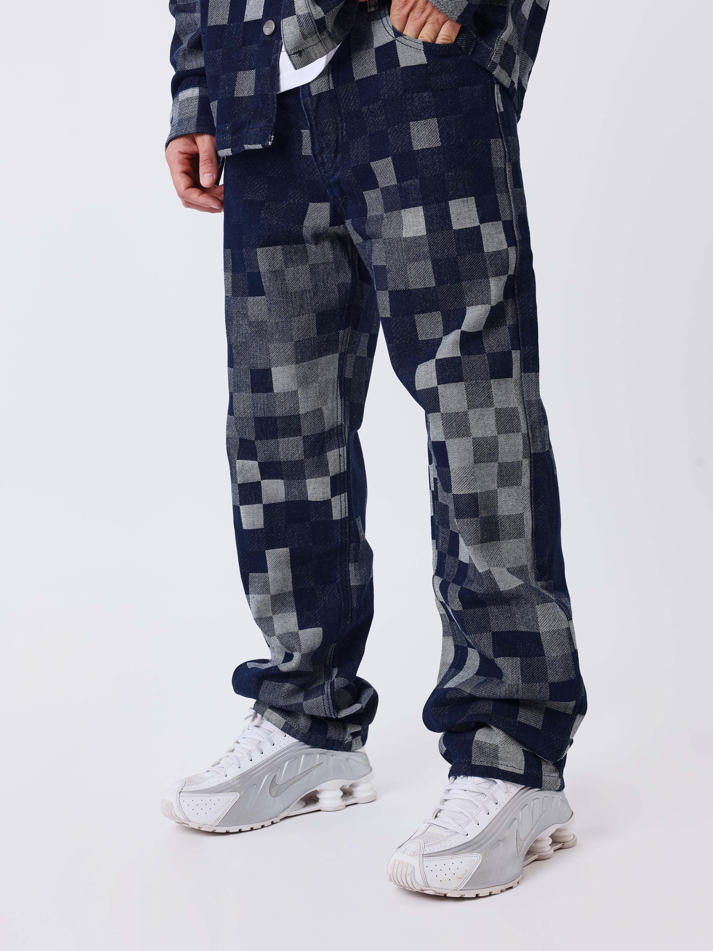 Jean carreaux pixelisé - Image 3