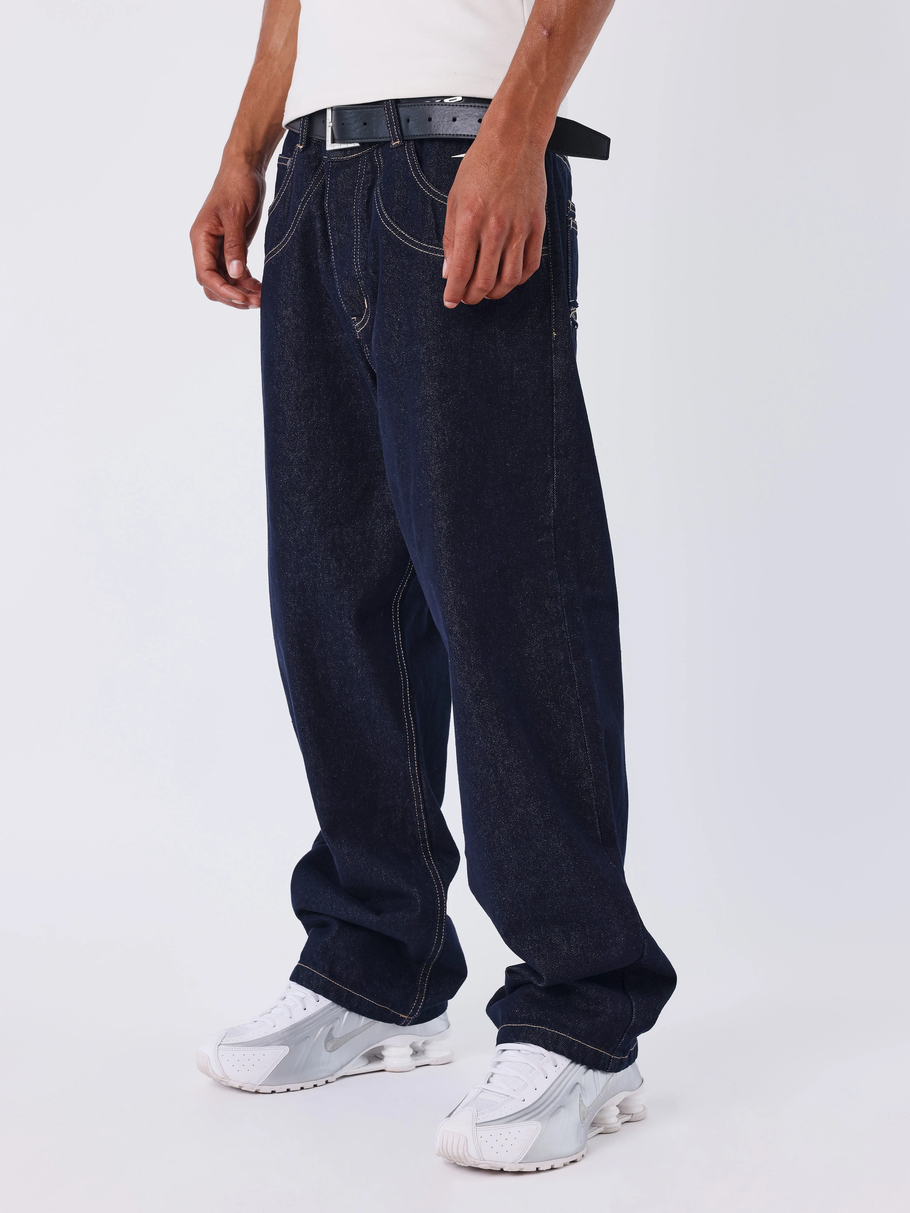 Jean baggy en denim brut - Image 3