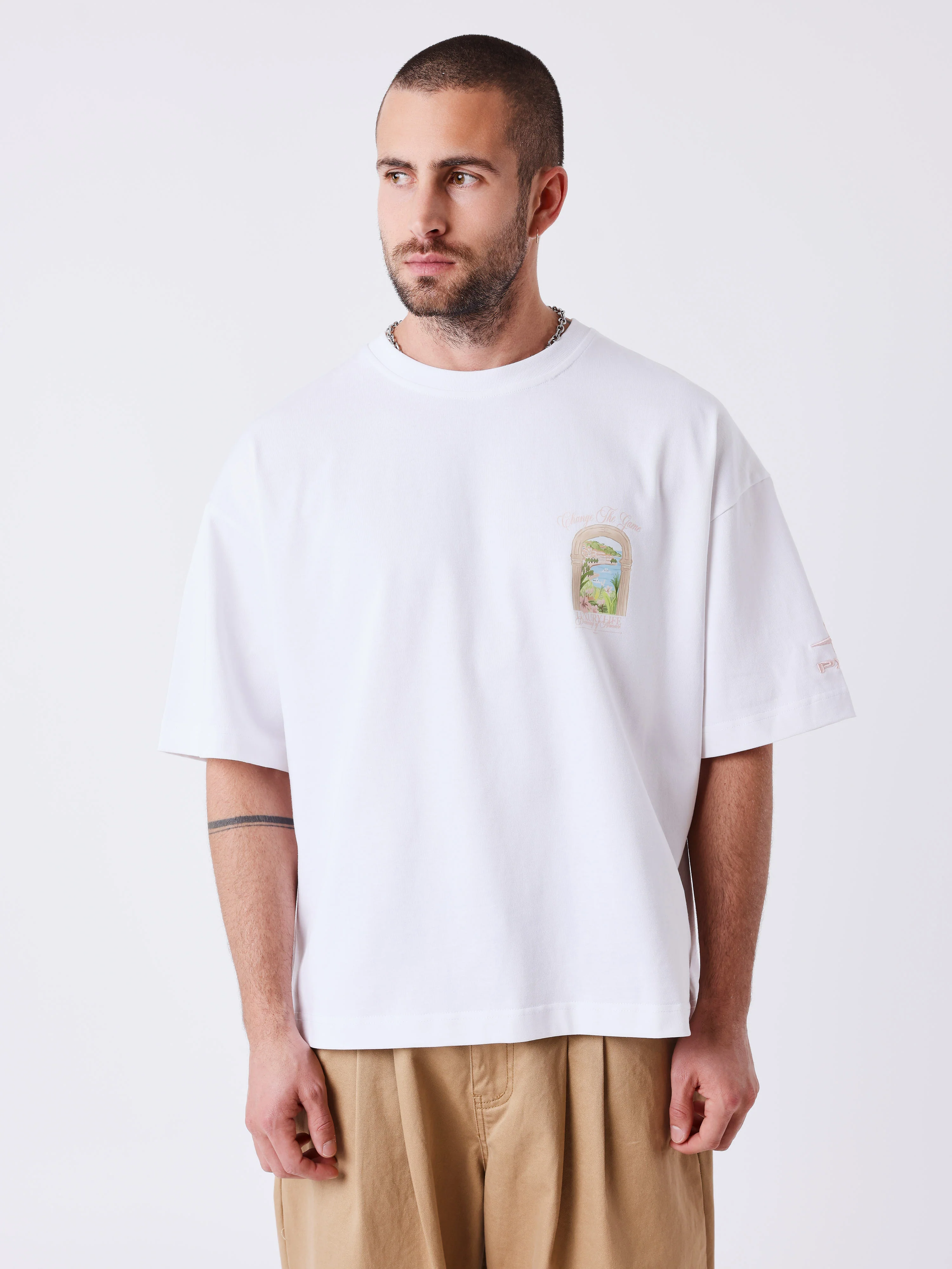 T-shirt manches courtes Monaco Illustration