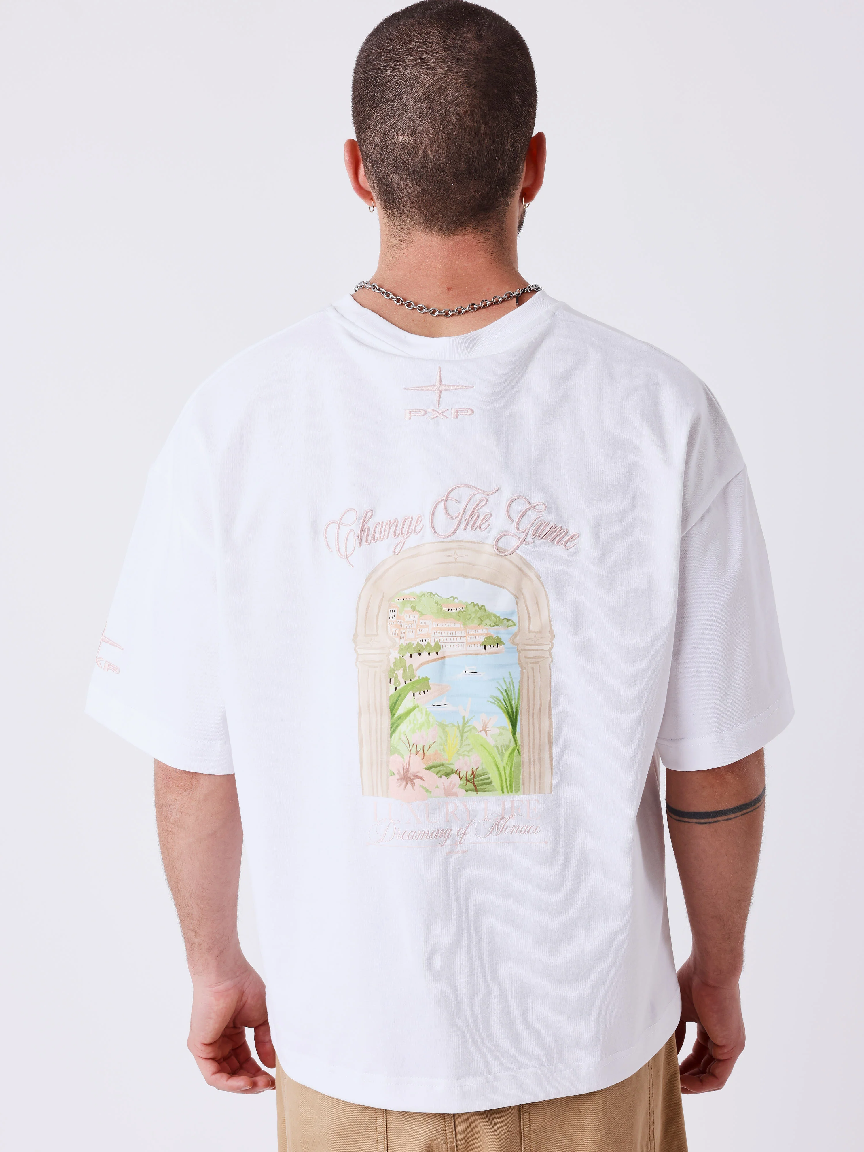 T-shirt manches courtes Monaco Illustration - Image 2