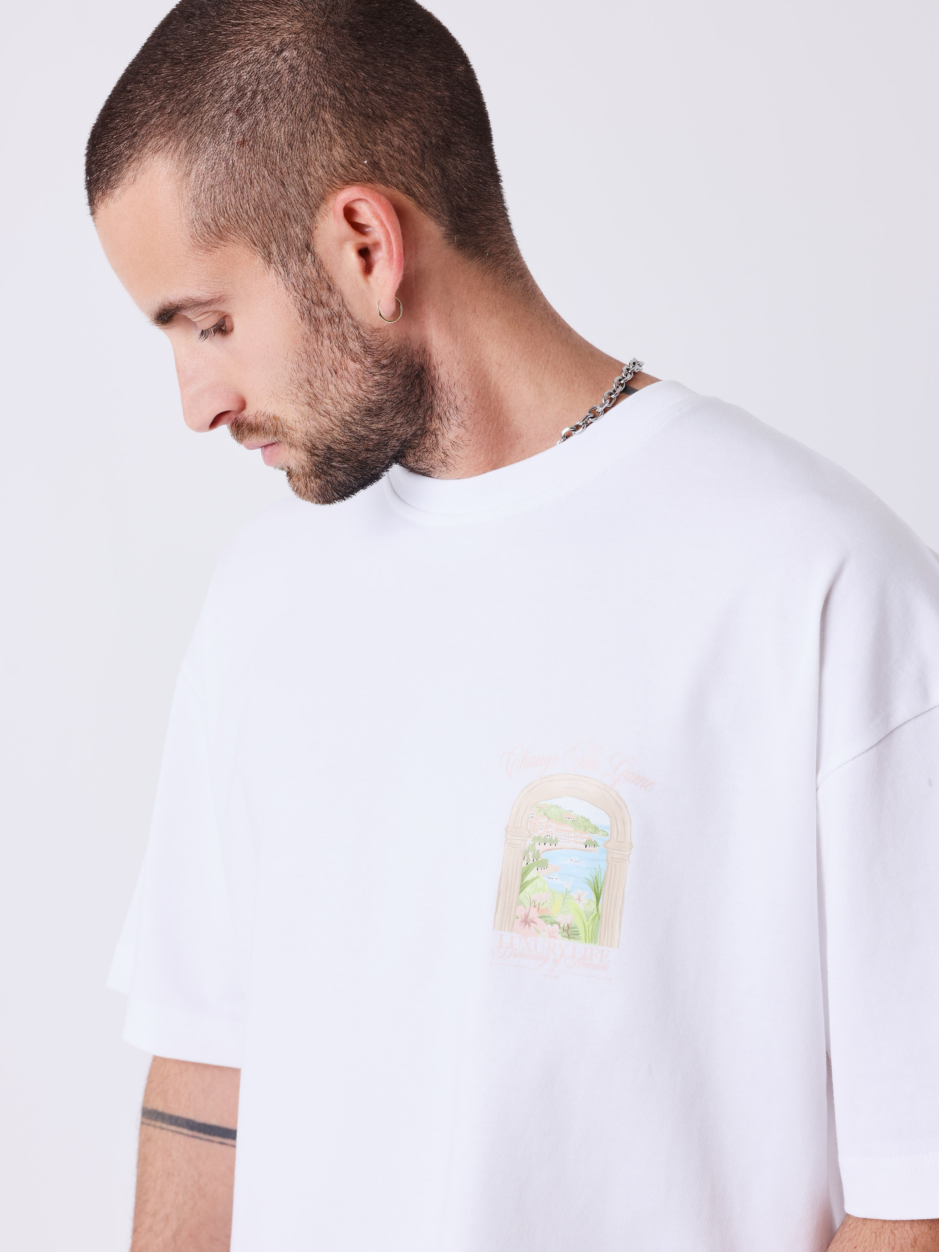 T-shirt manches courtes Monaco Illustration - Image 3
