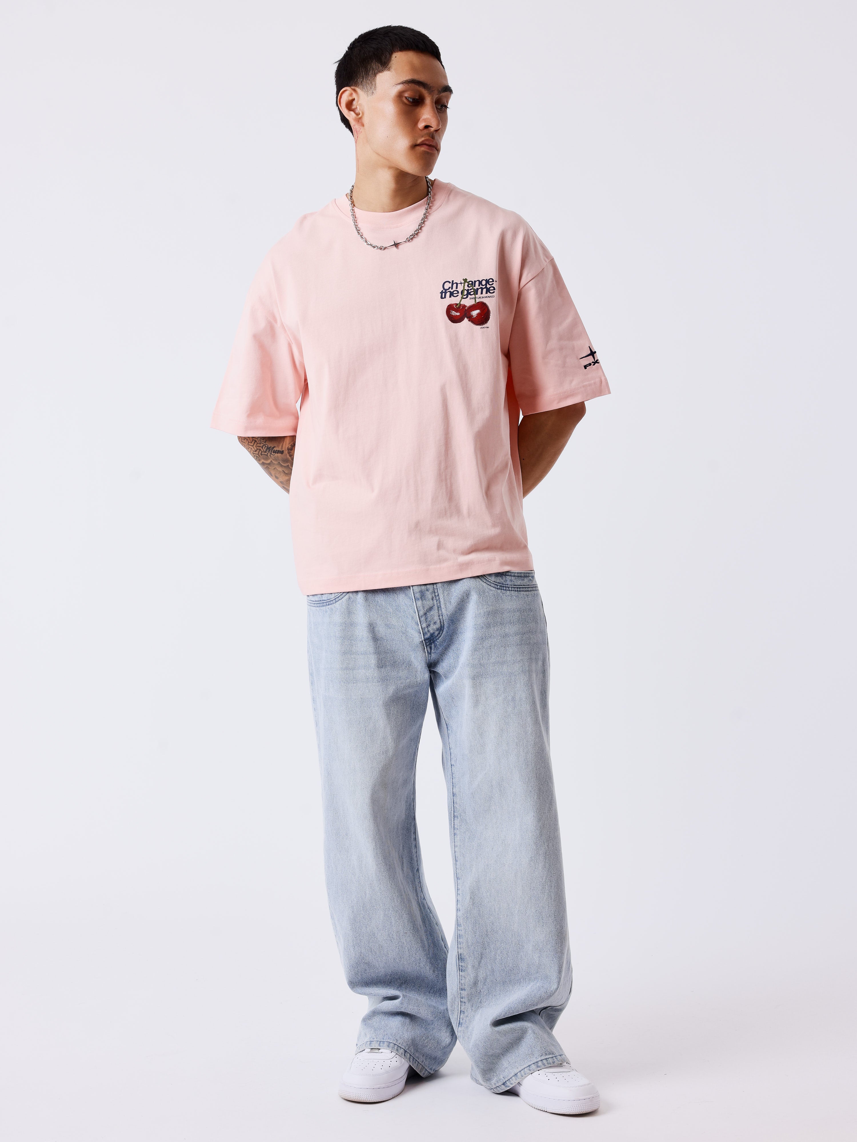 T-shirt manches courtes imprimé cerises - Image 5