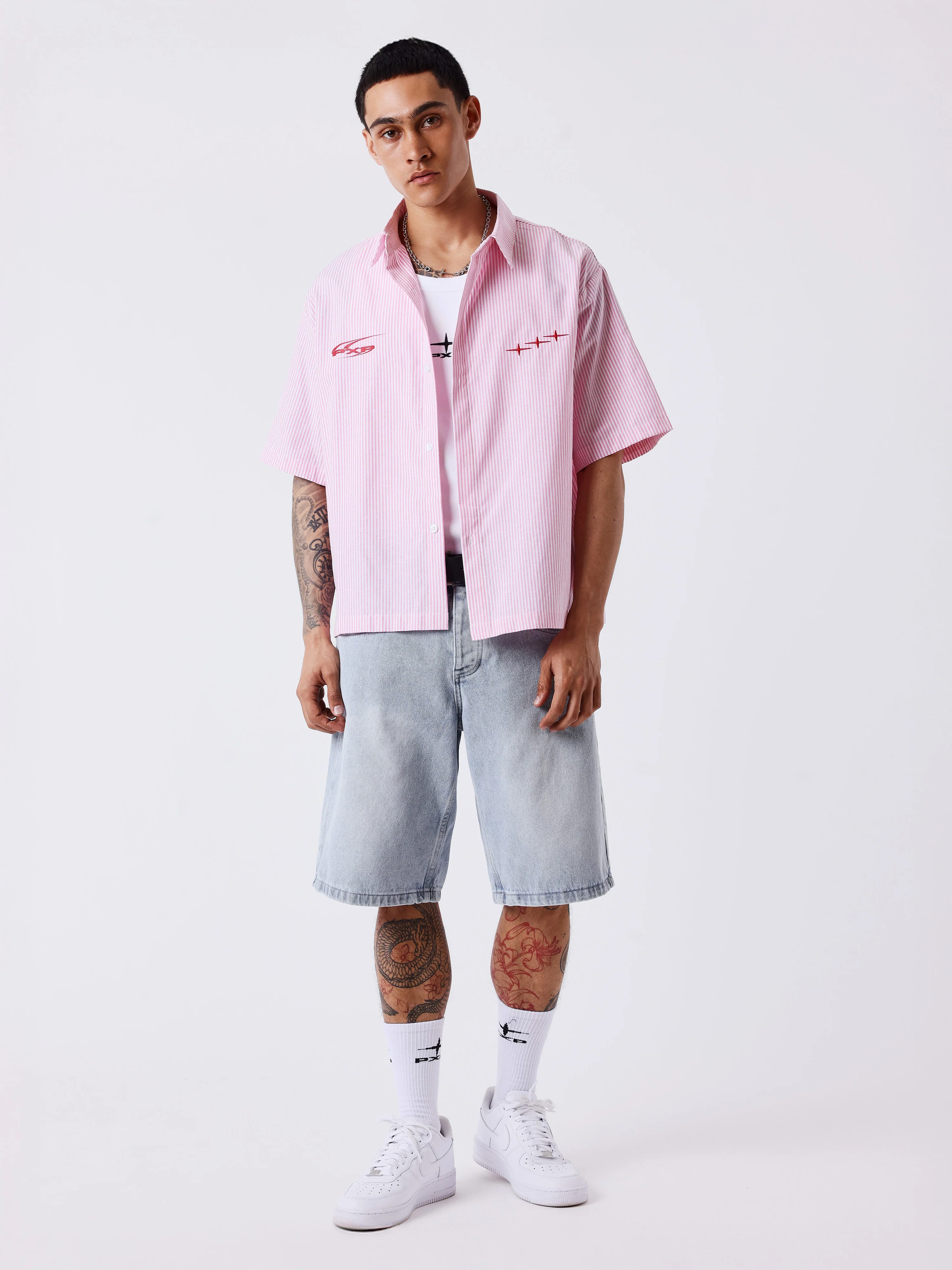 Chemise rayée à manches courtes - Image 5