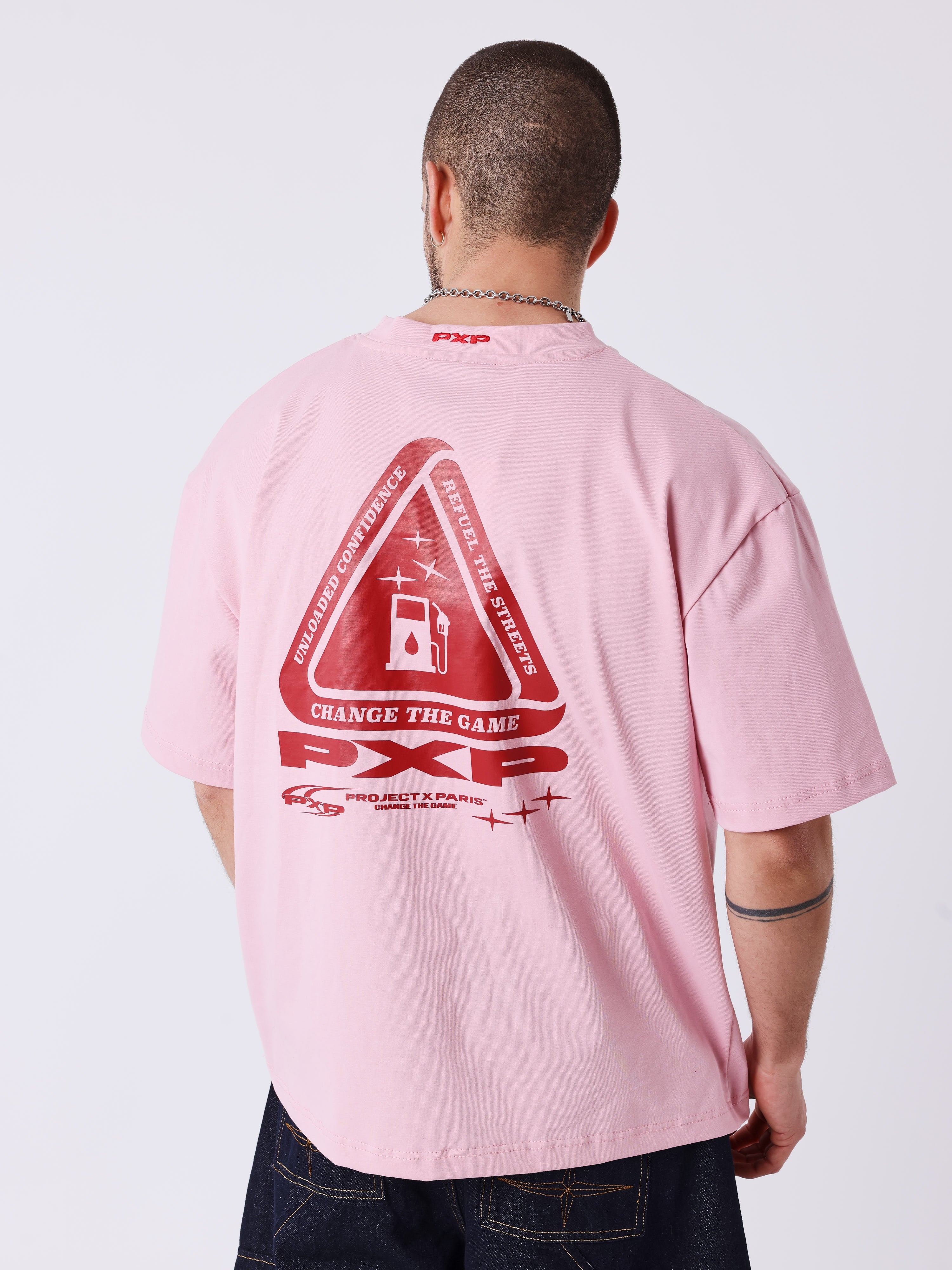 T-shirt manches courtes imprimé devant et dos - Image 3