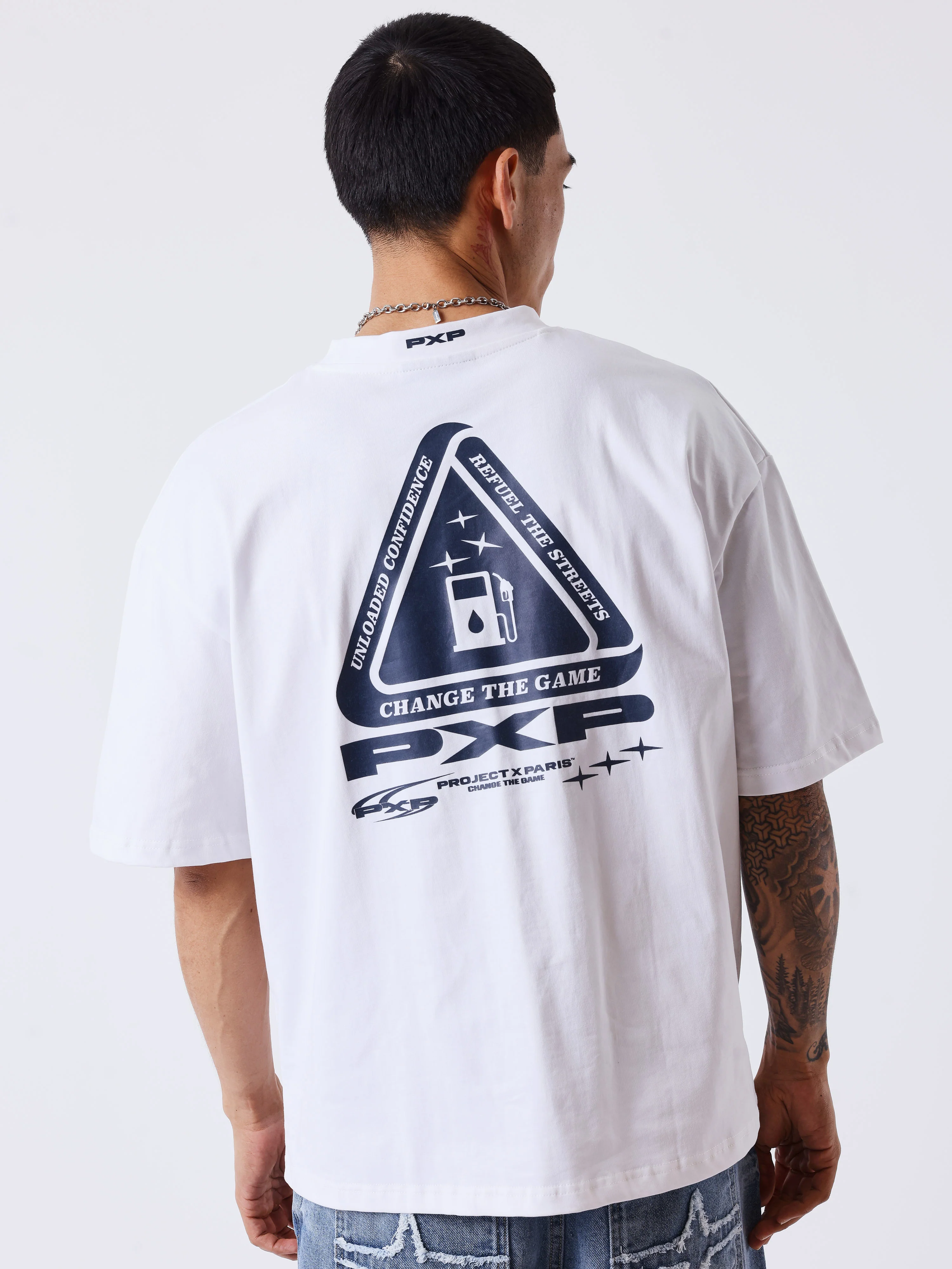 T-shirt manches courtes imprimé devant et dos - Image 2