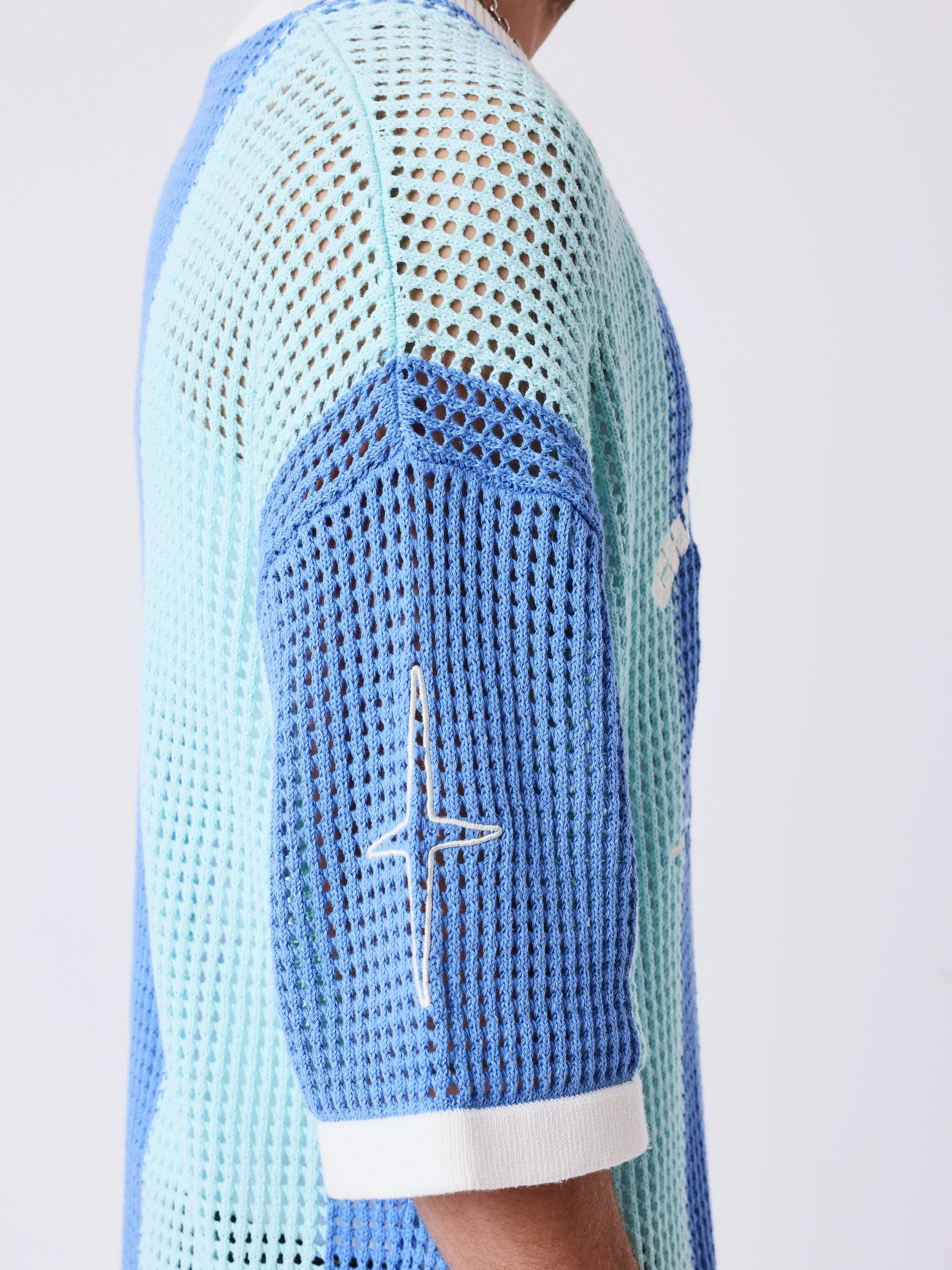 T-shirt en maille ajourée - Image 4