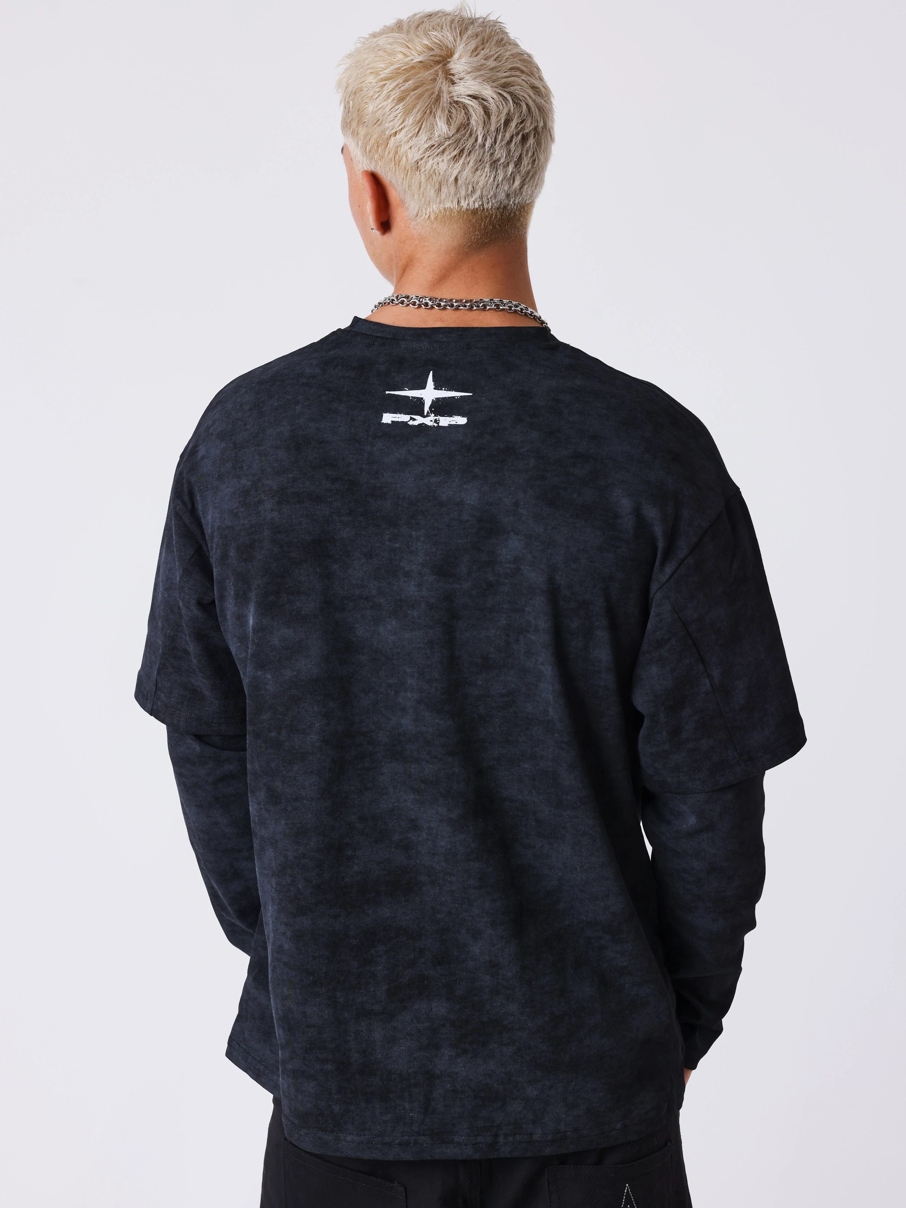 T-shirt manches longues effet Vintage - Image 2